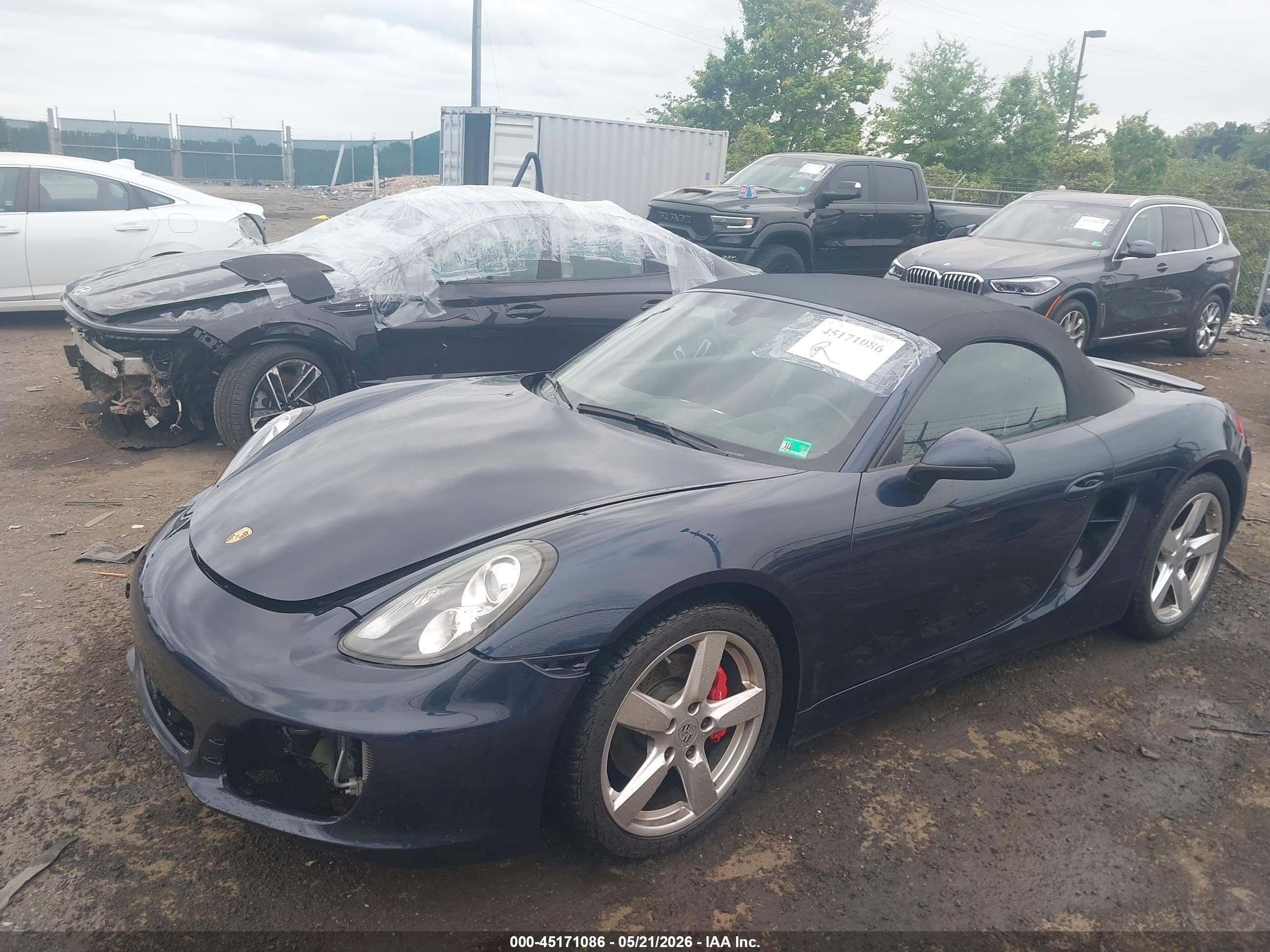 2015 Porsche Boxster Gts/s Blue vin: WP0CB2A81FS130163