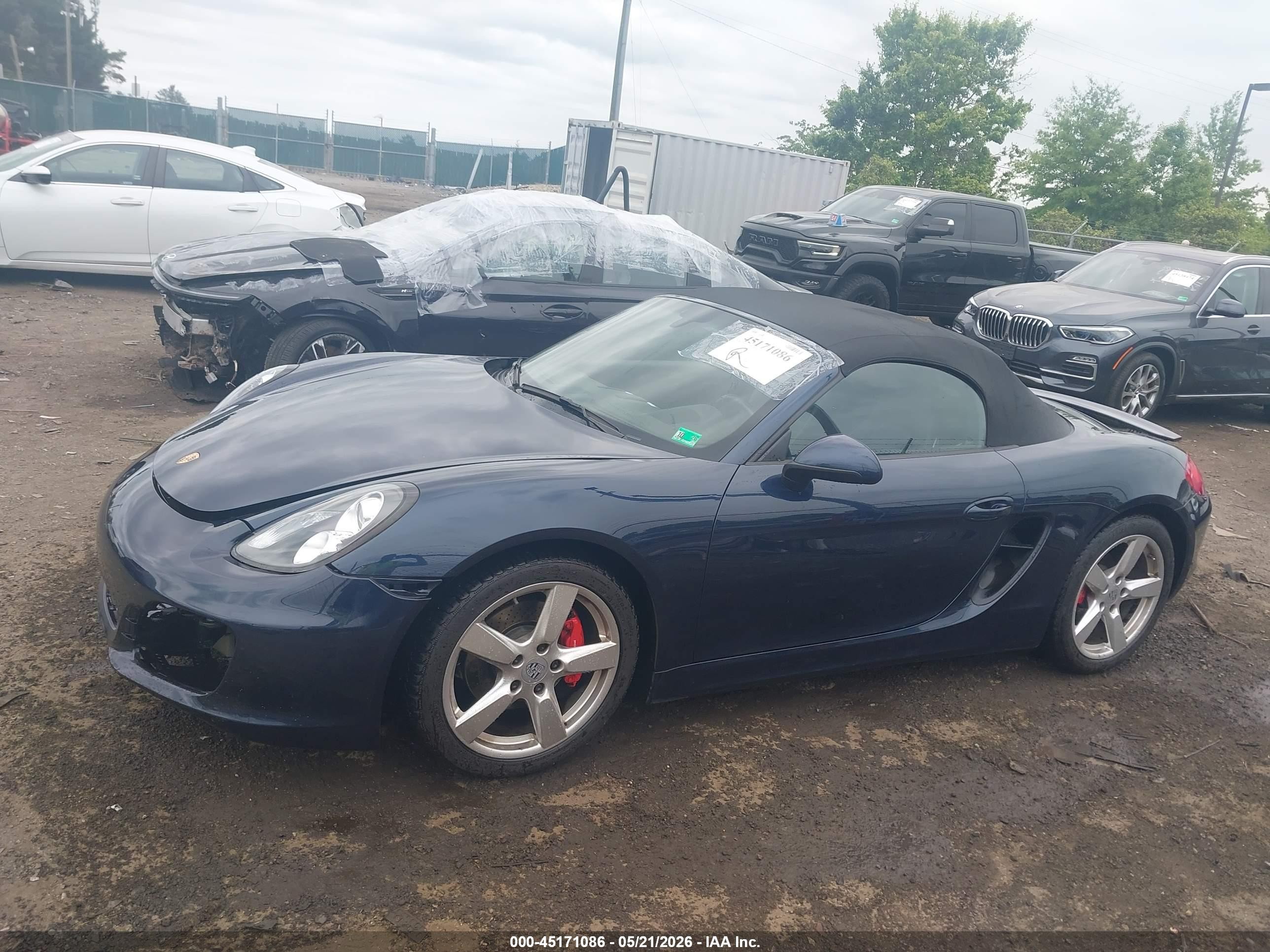 2015 Porsche Boxster Gts/s Blue vin: WP0CB2A81FS130163