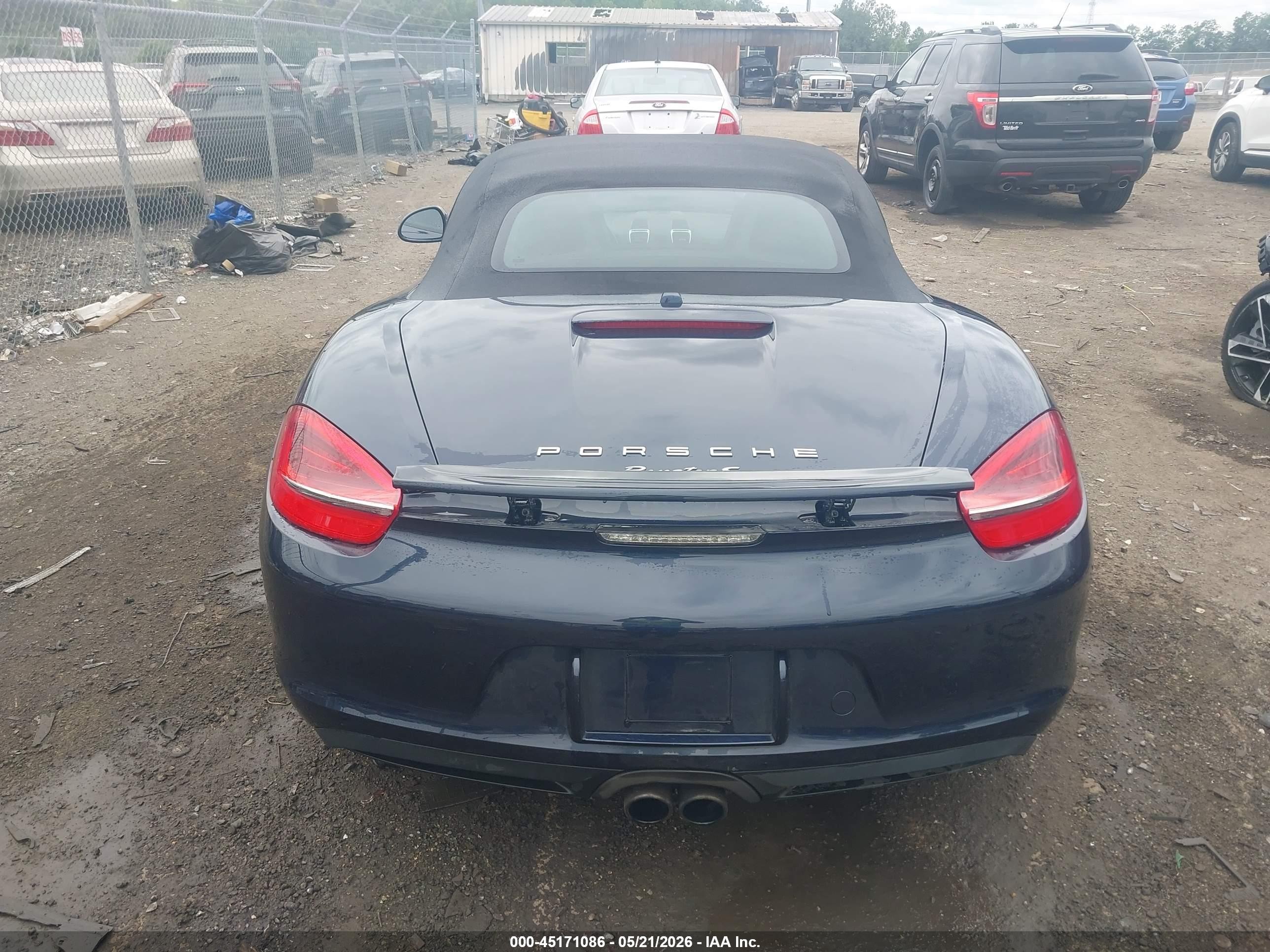 2015 Porsche Boxster Gts/s Blue vin: WP0CB2A81FS130163