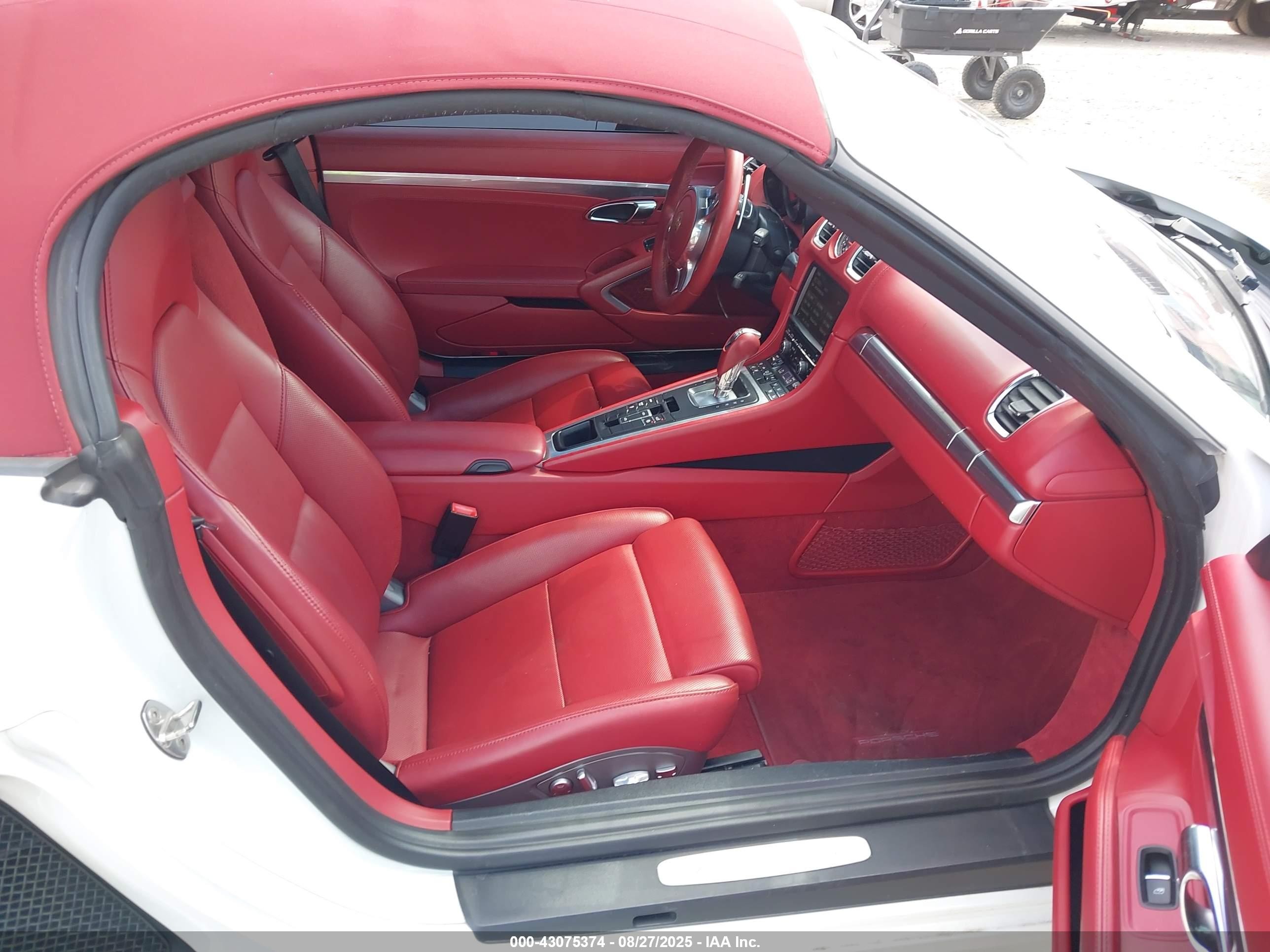 2014 Porsche Boxster S White vin: WP0CB2A82EK140571