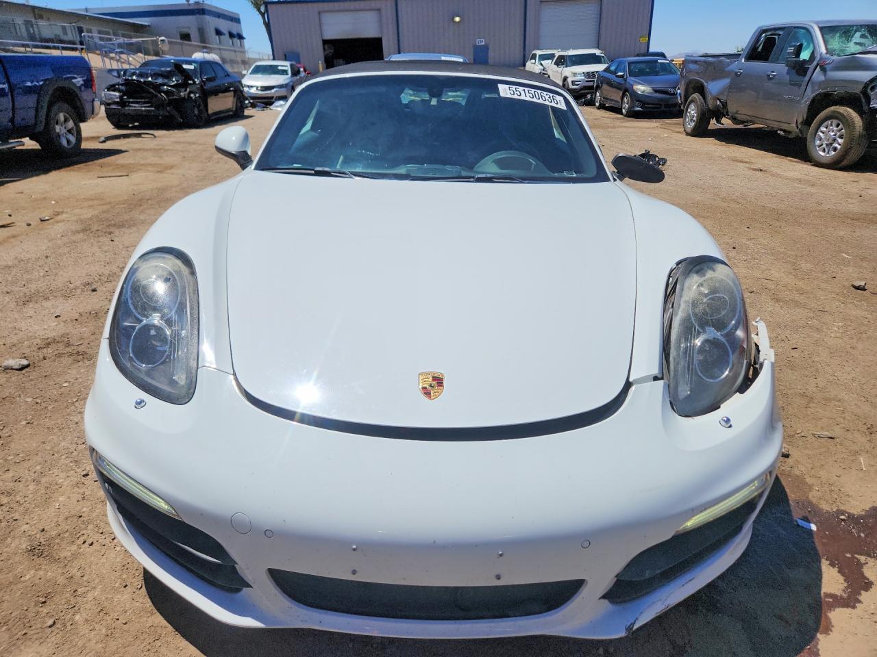 2014 Porsche Boxster S White vin: WP0CB2A82ES141350