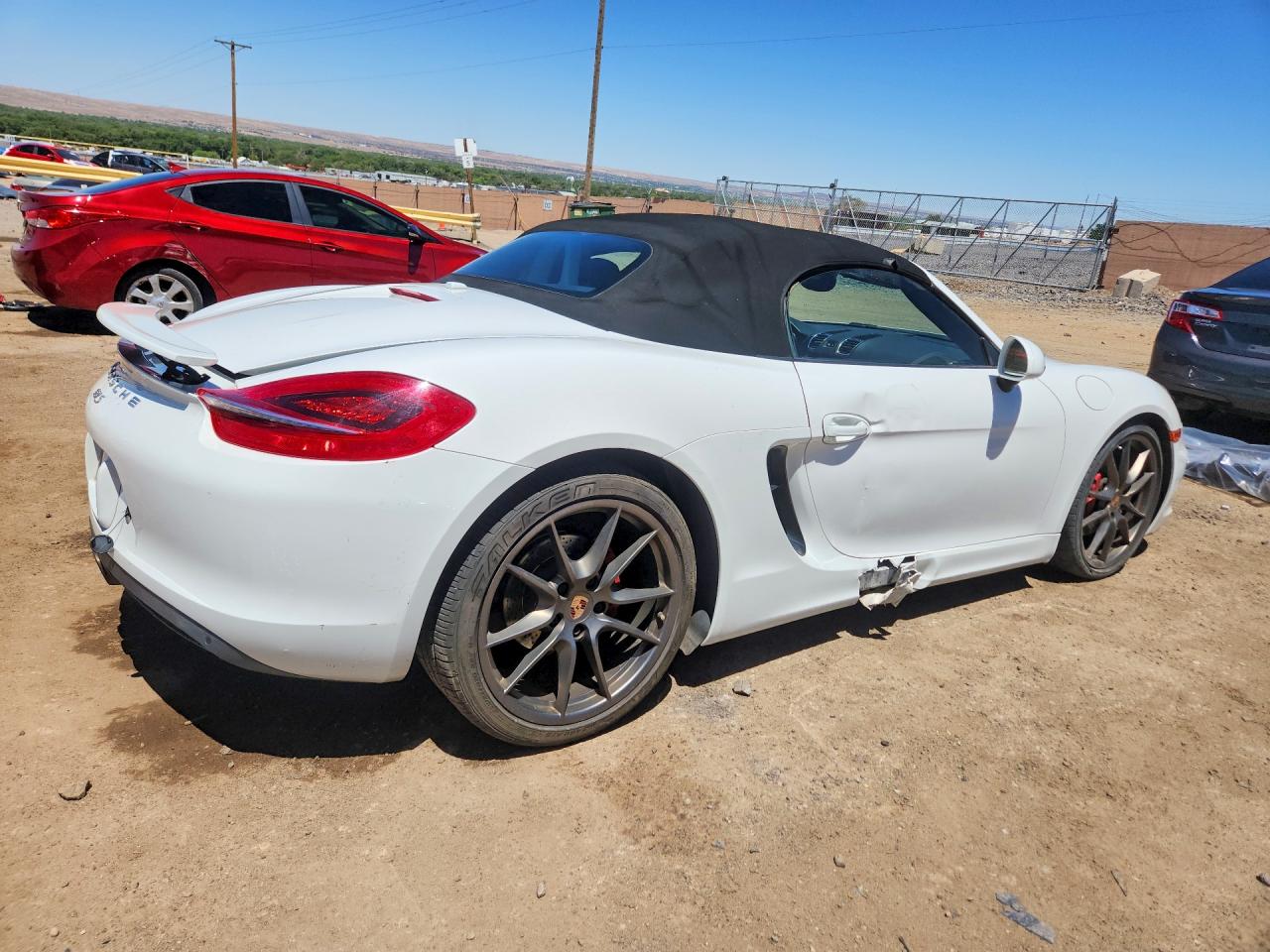 2014 Porsche Boxster S White vin: WP0CB2A82ES141350