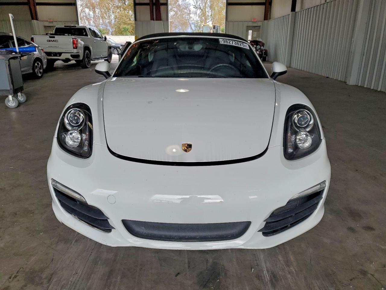 2014 Porsche Boxster S White vin: WP0CB2A83ES140787