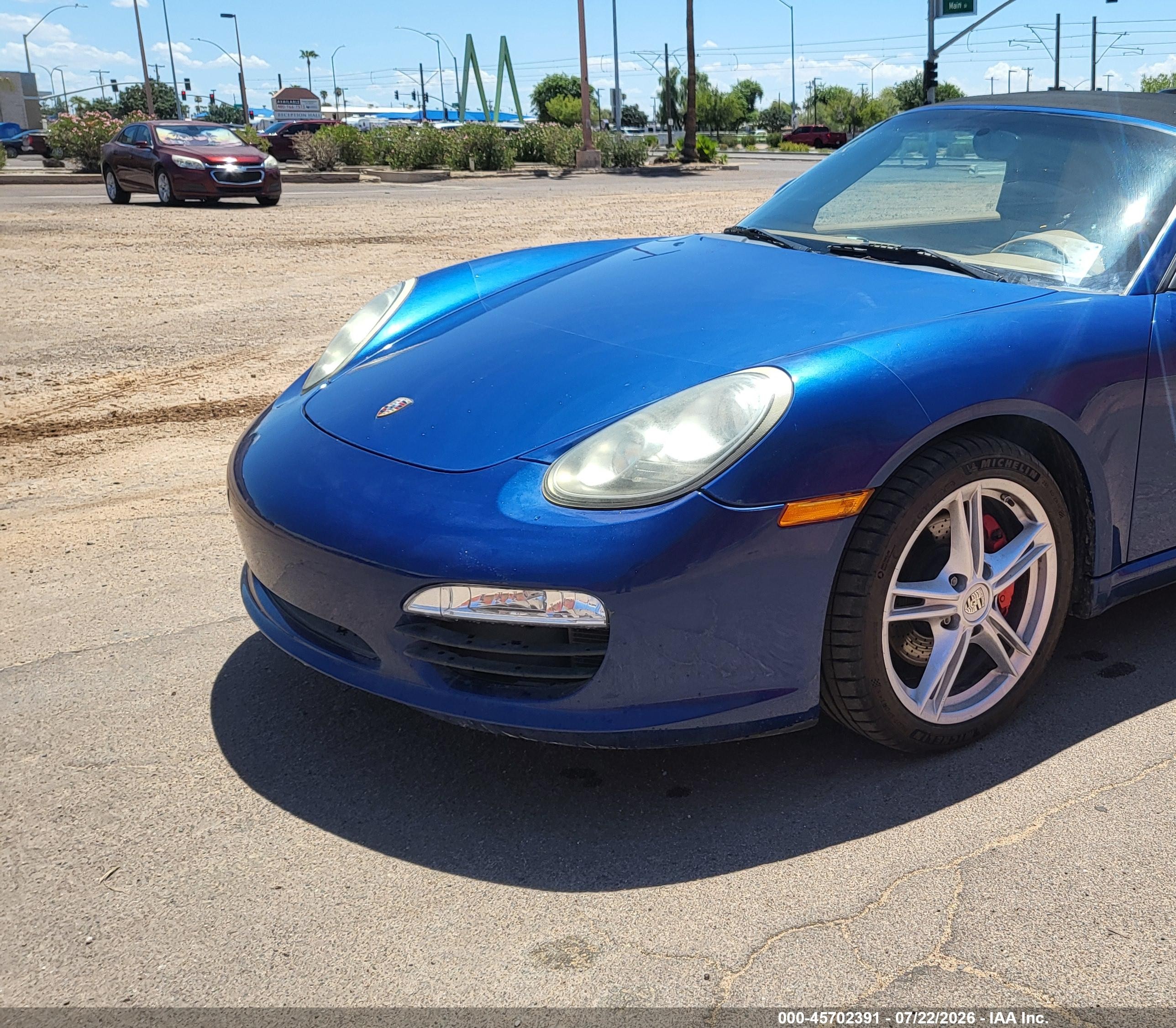 2011 Porsche Boxster S Blue vin: WP0CB2A84BS730153