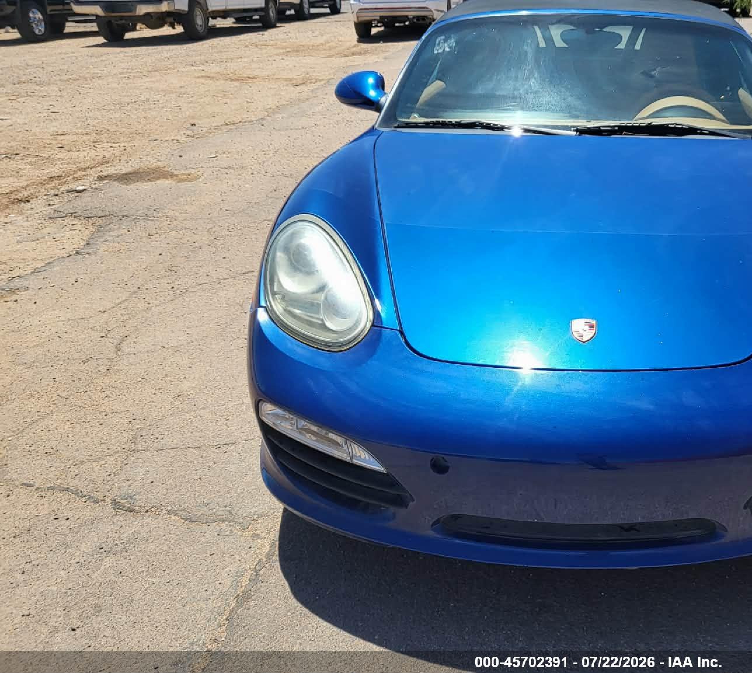 2011 Porsche Boxster S Blue vin: WP0CB2A84BS730153