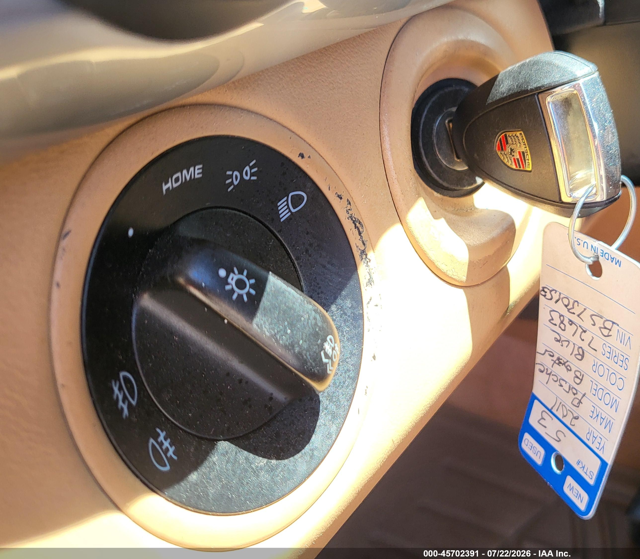 2011 Porsche Boxster S Blue vin: WP0CB2A84BS730153