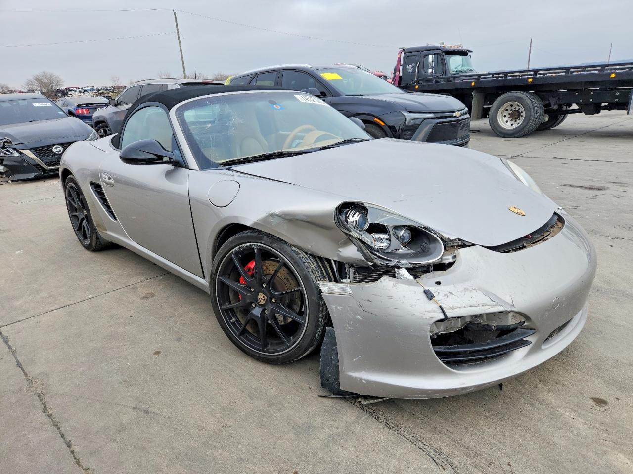 2012 Porsche Boxster S Black Серебряный vin: WP0CB2A84CS730218