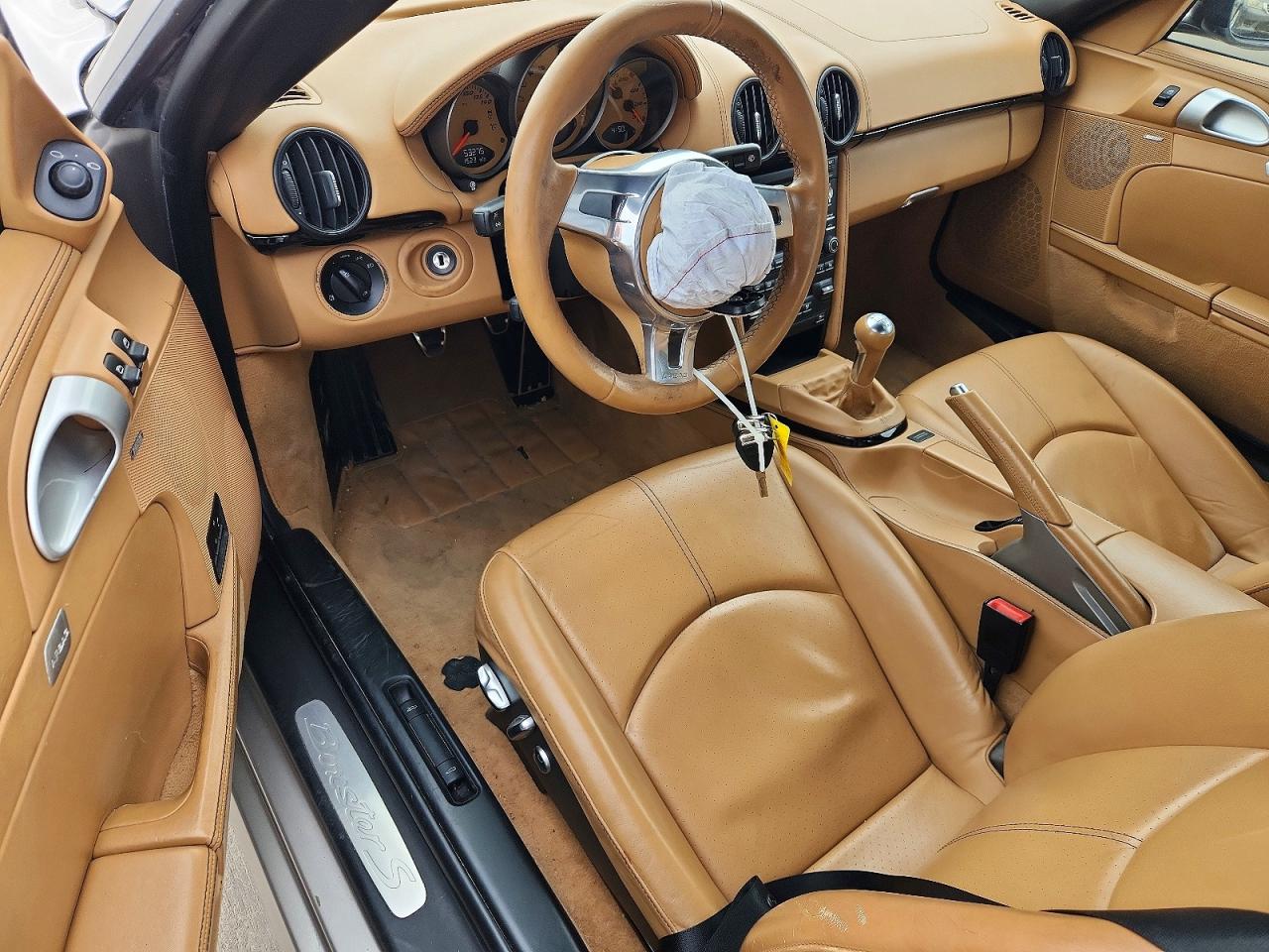 2012 Porsche Boxster S Black Серебряный vin: WP0CB2A84CS730218