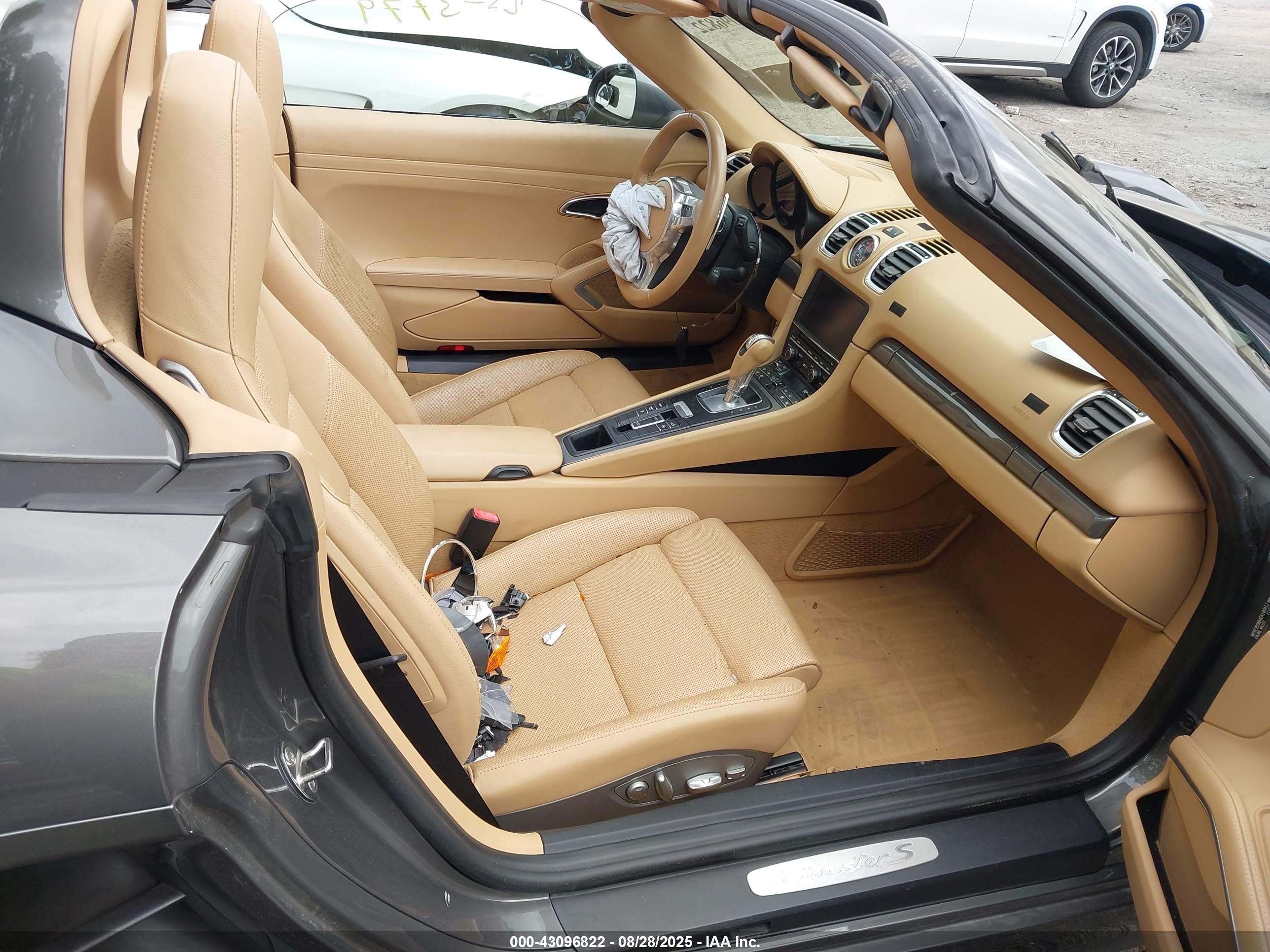 2014 Porsche Boxster S Gray vin: WP0CB2A84EK140412
