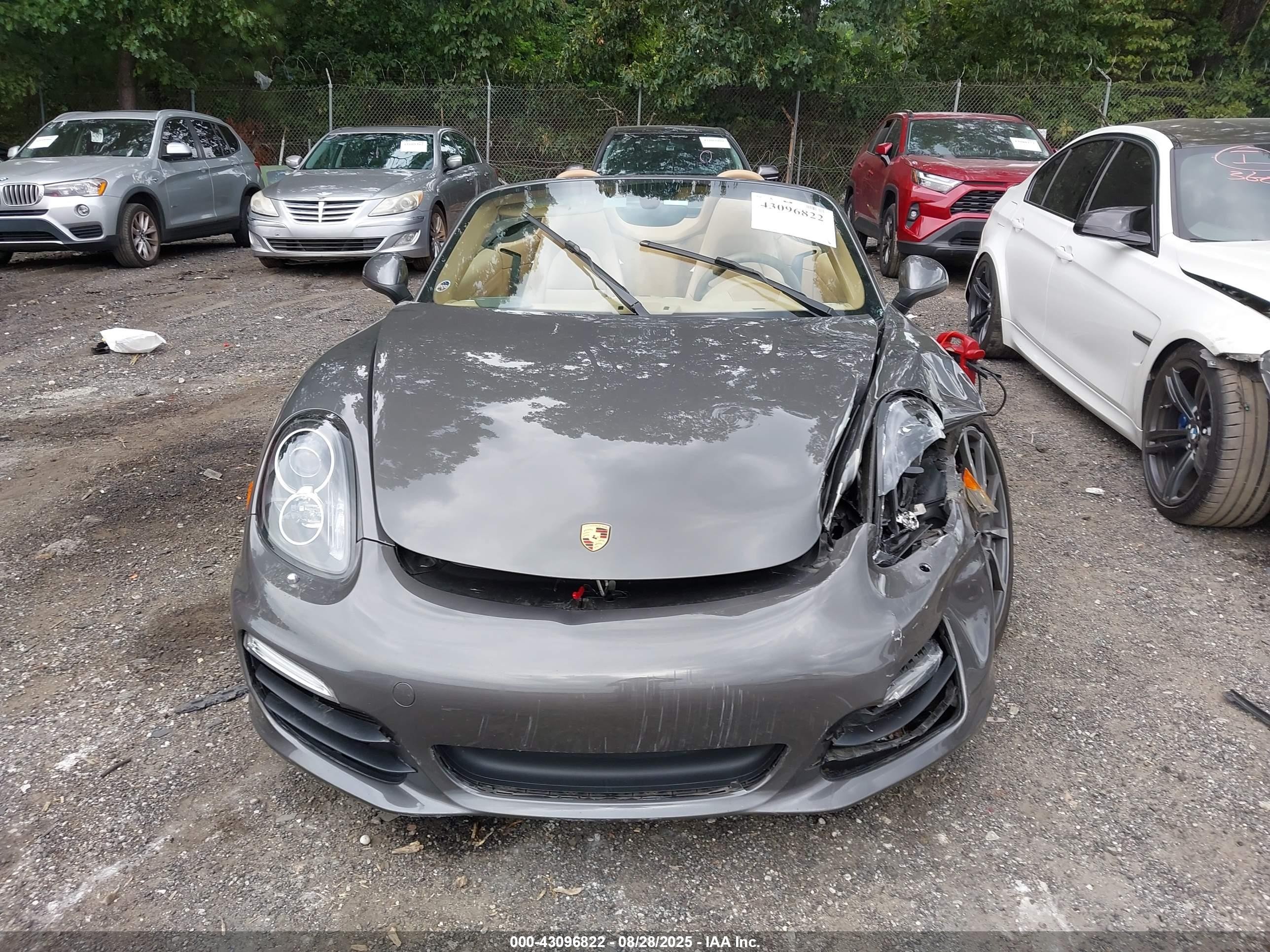 2014 Porsche Boxster S Gray vin: WP0CB2A84EK140412