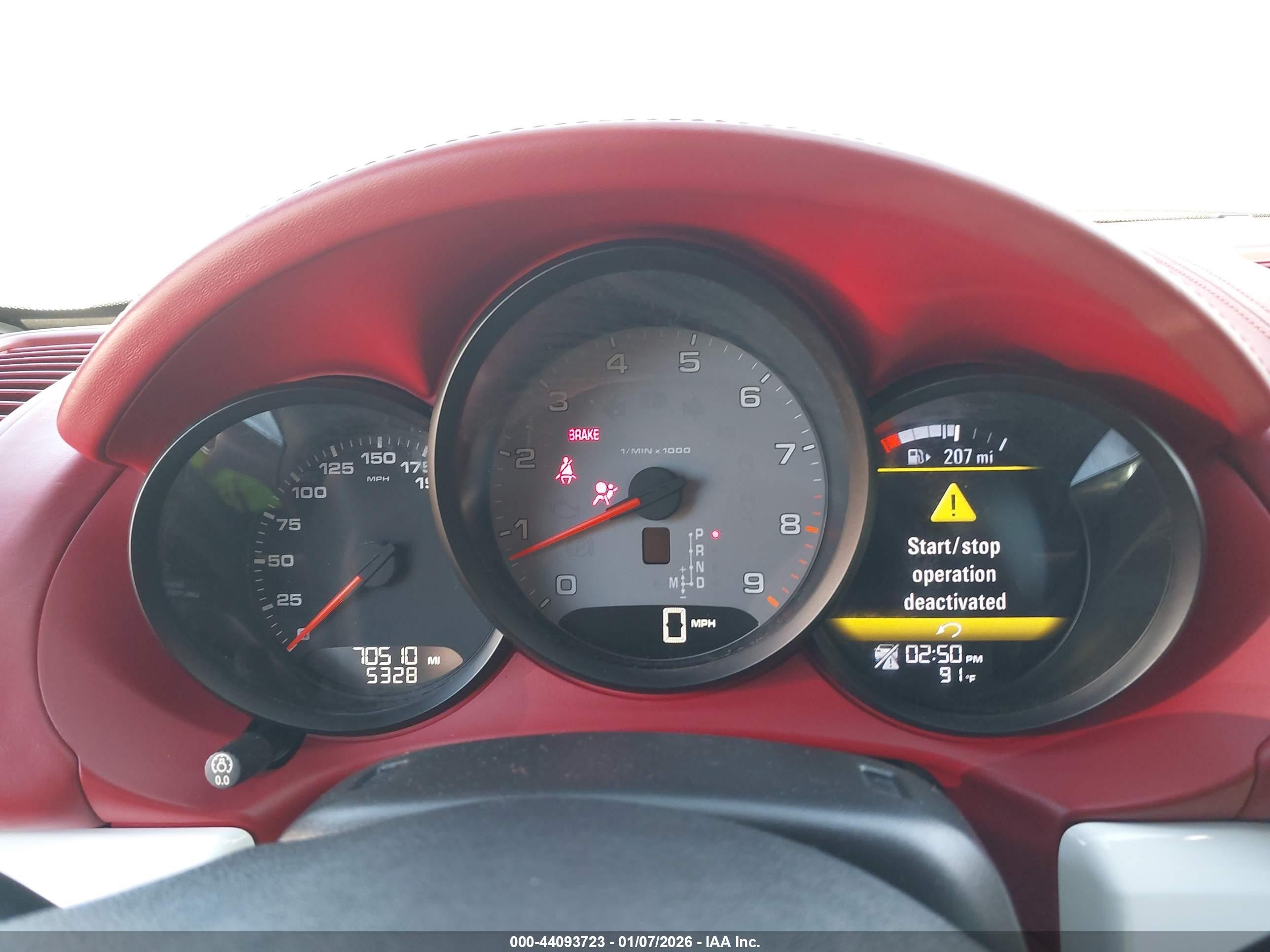 2014 Porsche Boxster S Белый vin: WP0CB2A84ES140460