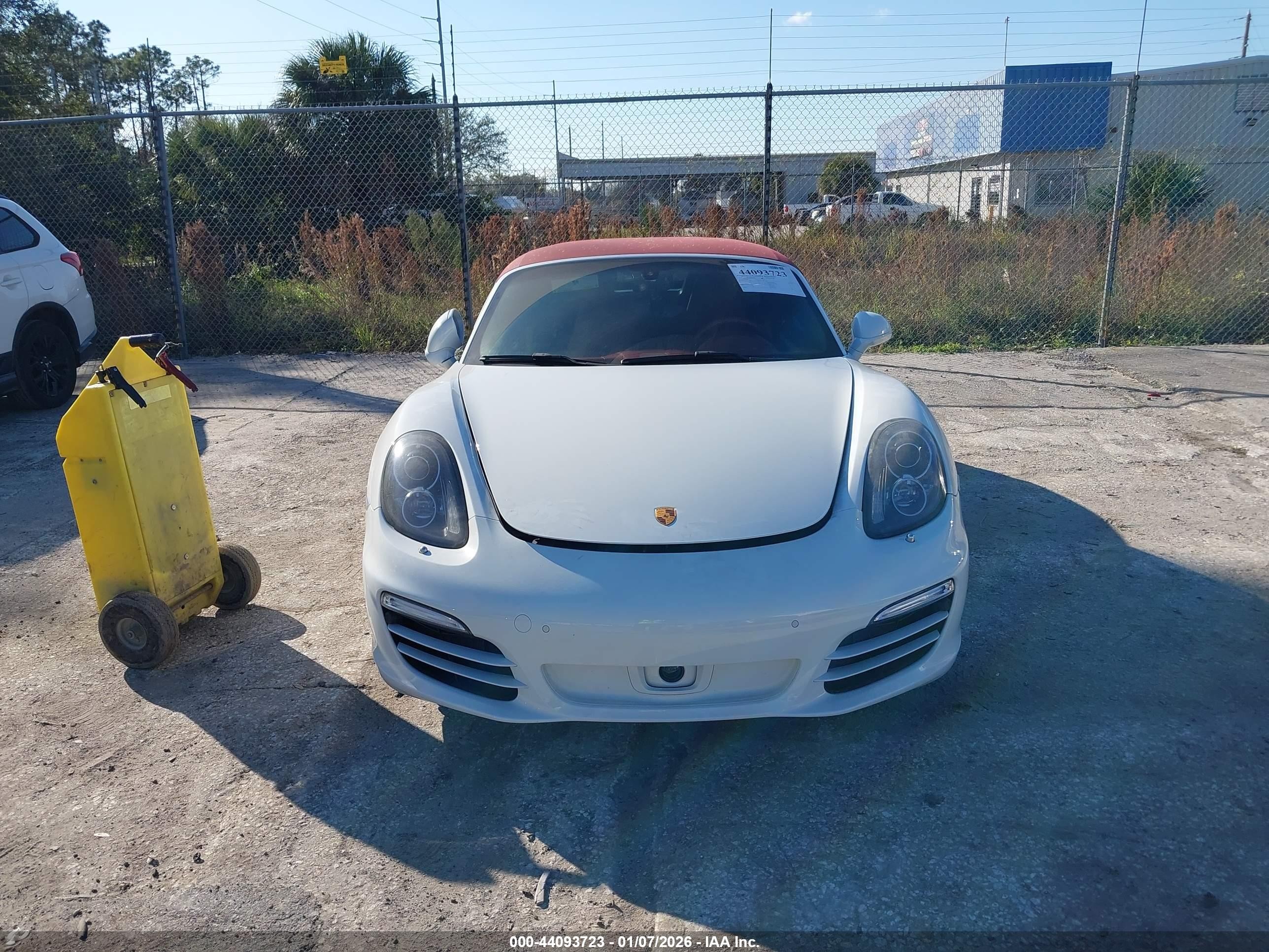 2014 Porsche Boxster S Белый vin: WP0CB2A84ES140460