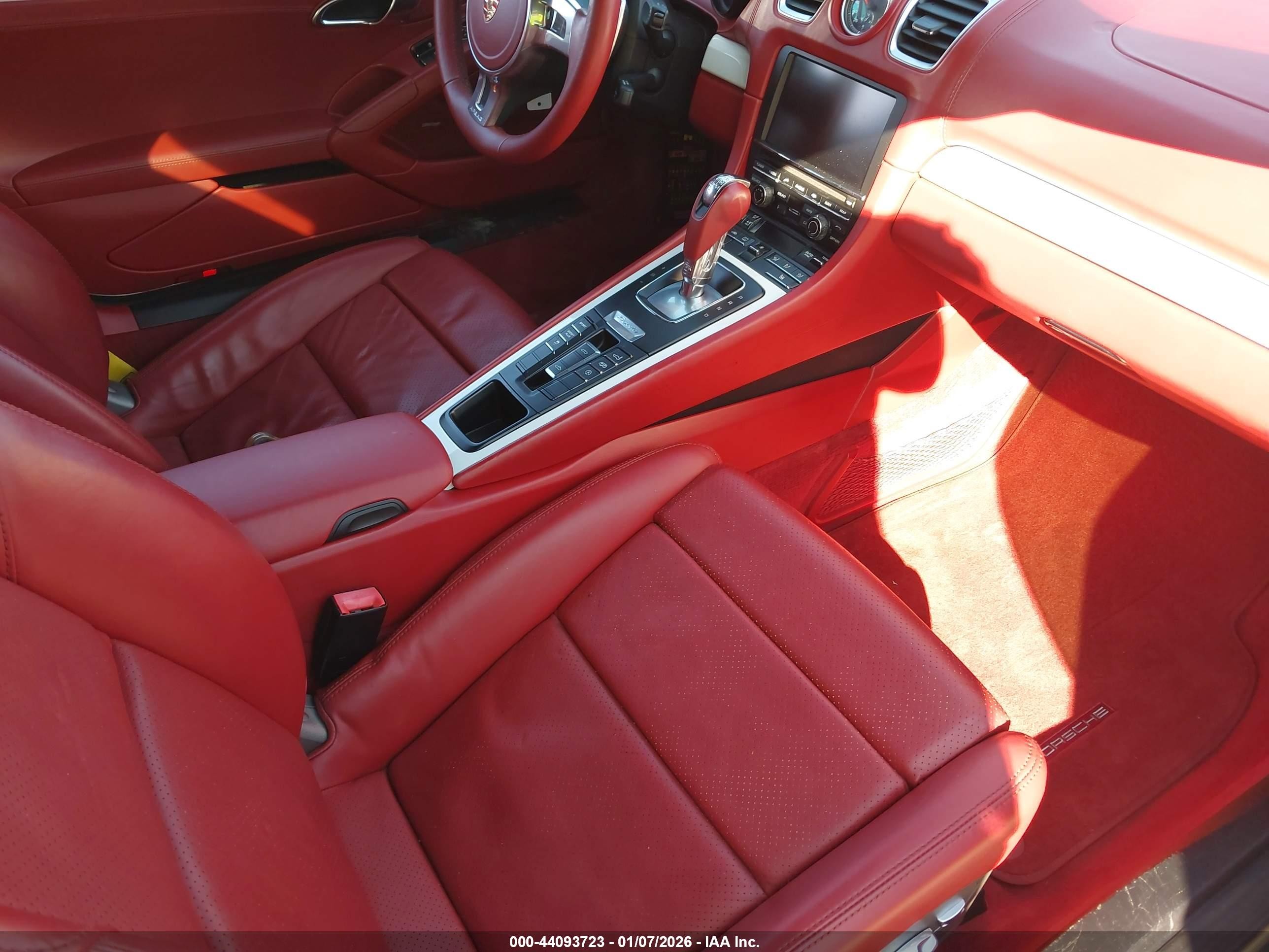 2014 Porsche Boxster S Белый vin: WP0CB2A84ES140460