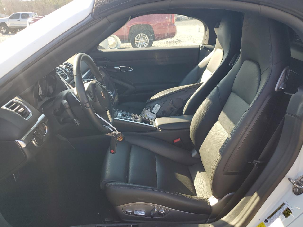 2014 Porsche Boxster S White vin: WP0CB2A84ES140605