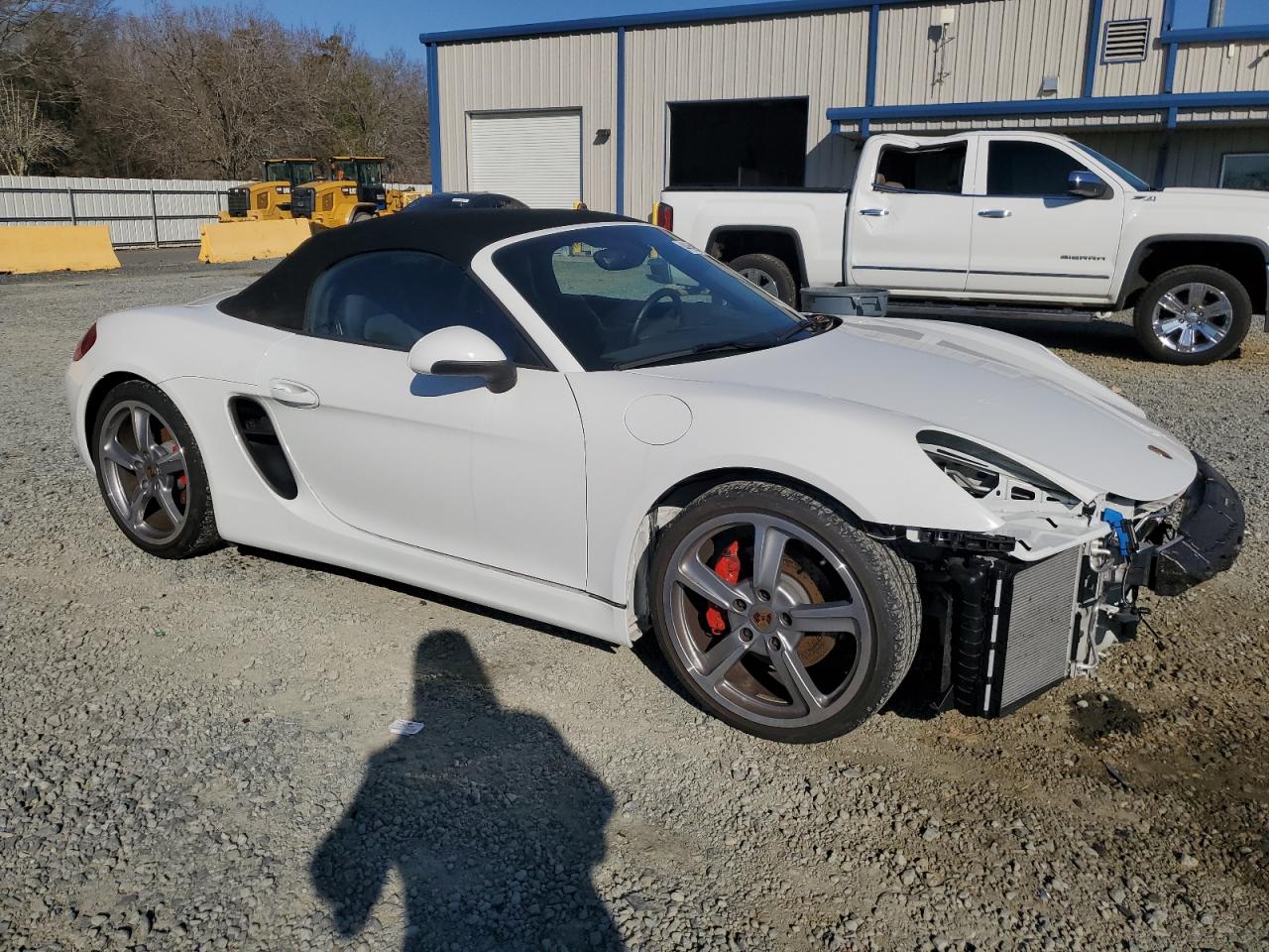 2014 Porsche Boxster S White vin: WP0CB2A84ES140605