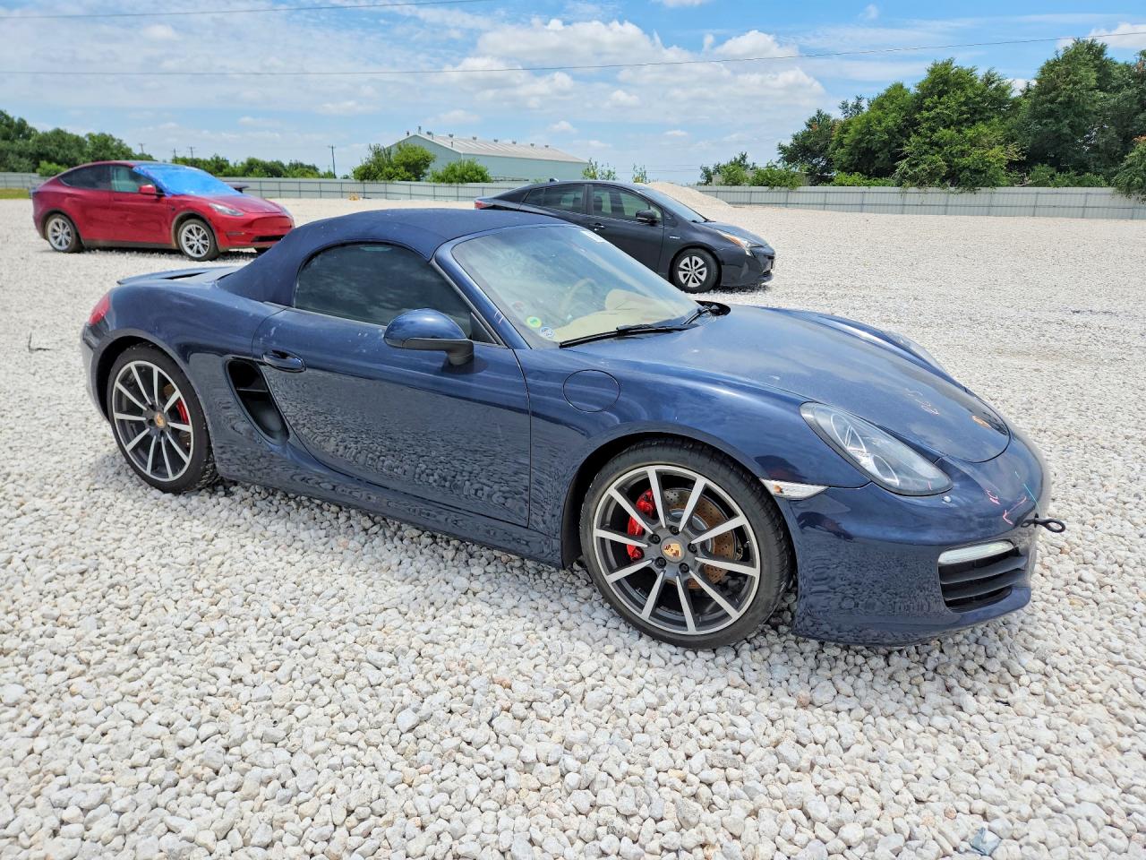 2014 Porsche Boxster S Blue vin: WP0CB2A85EK140113