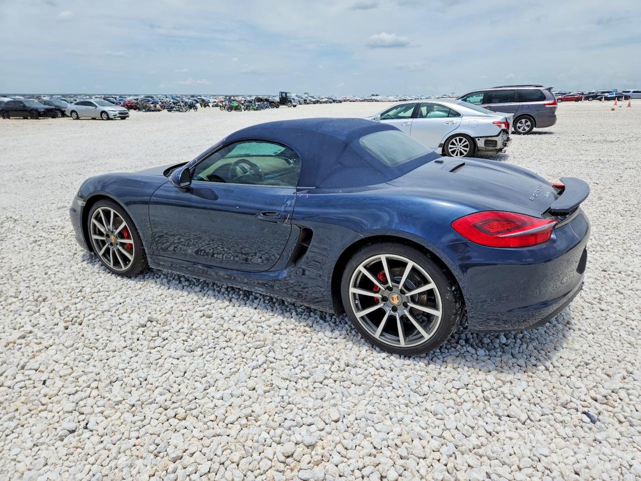 2014 Porsche Boxster S Blue vin: WP0CB2A85EK140113