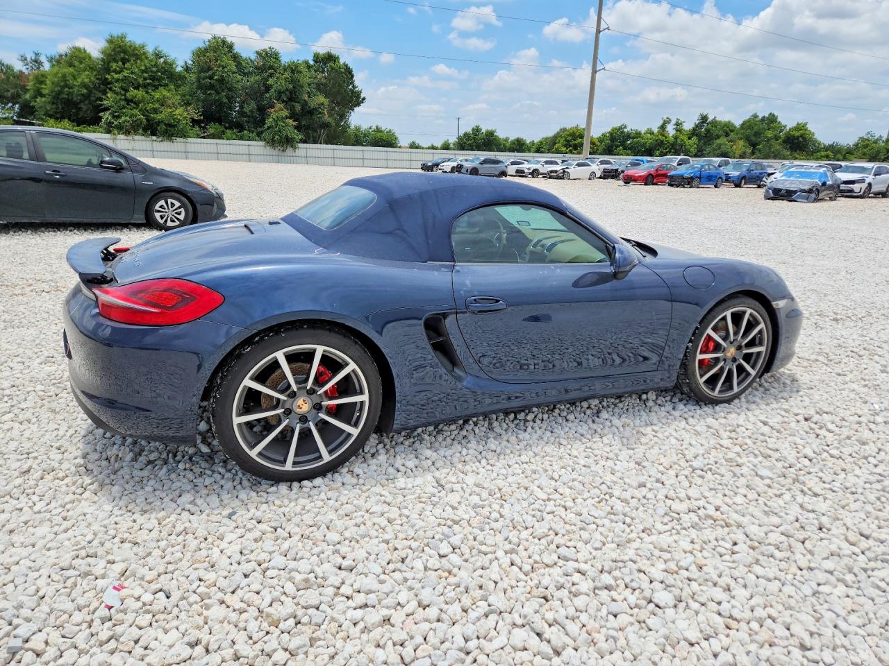2014 Porsche Boxster S Blue vin: WP0CB2A85EK140113