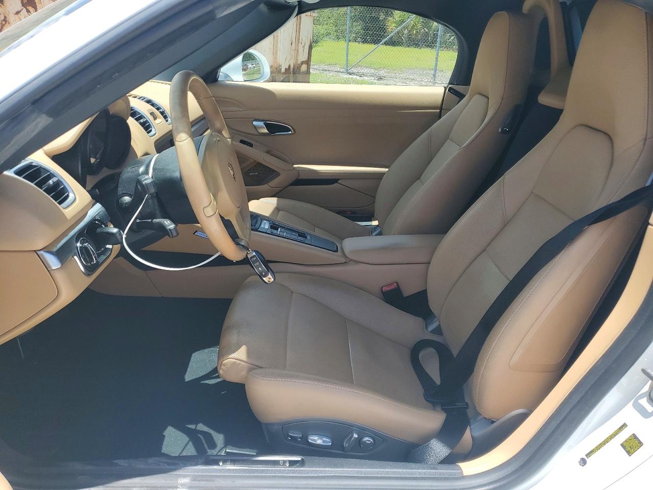 2014 Porsche Boxster S White vin: WP0CB2A86ES140816