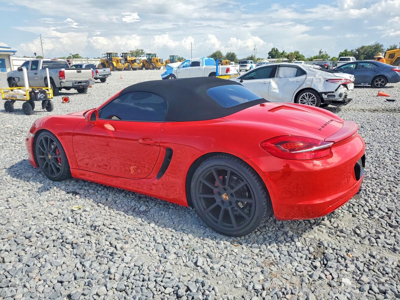 2013 Porsche Boxster S Red vin: WP0CB2A88DS133574