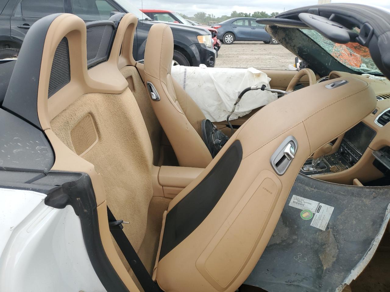 2014 Porsche Boxster S White vin: WP0CB2A88ES141465