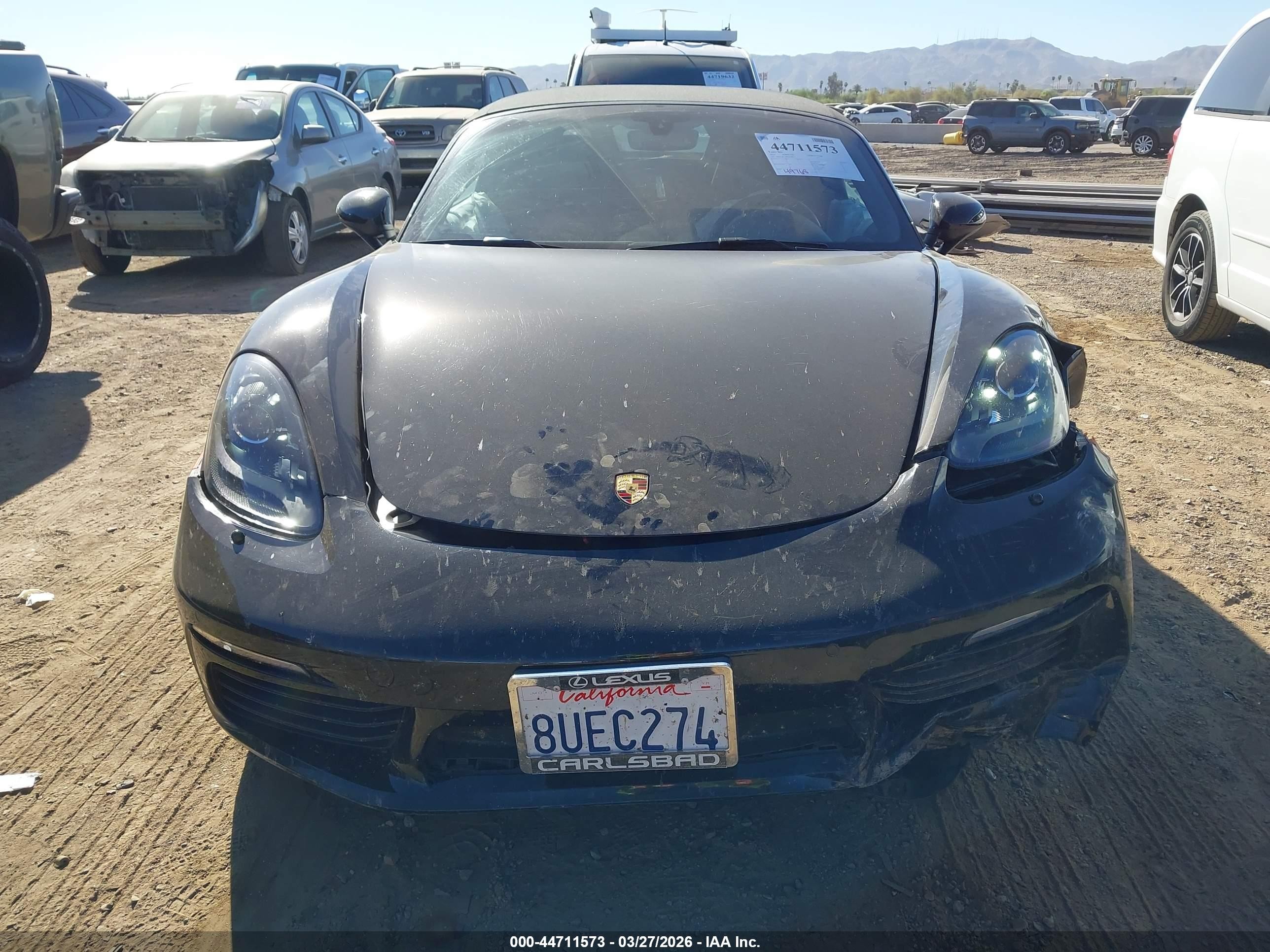 2019 Porsche 718 Boxster S Black vin: WP0CB2A88KS228732