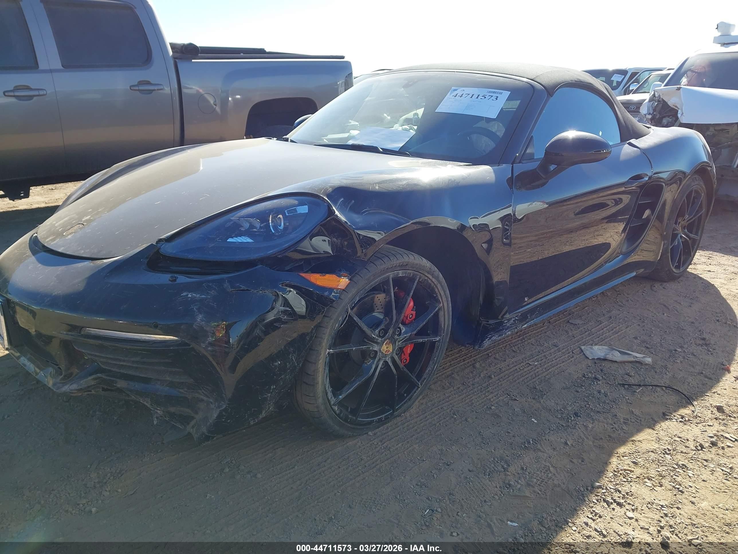 2019 Porsche 718 Boxster S Black vin: WP0CB2A88KS228732