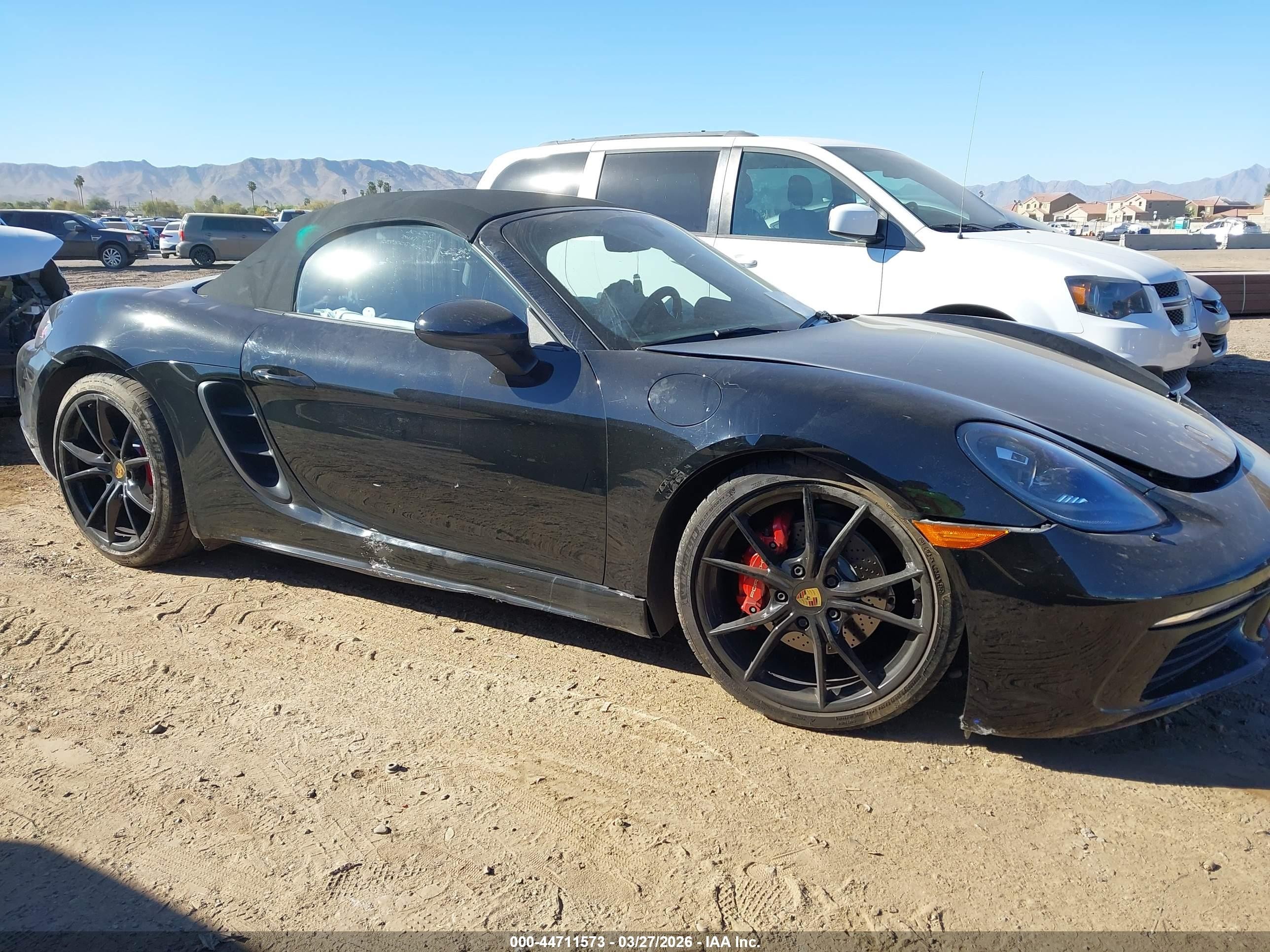 2019 Porsche 718 Boxster S Black vin: WP0CB2A88KS228732