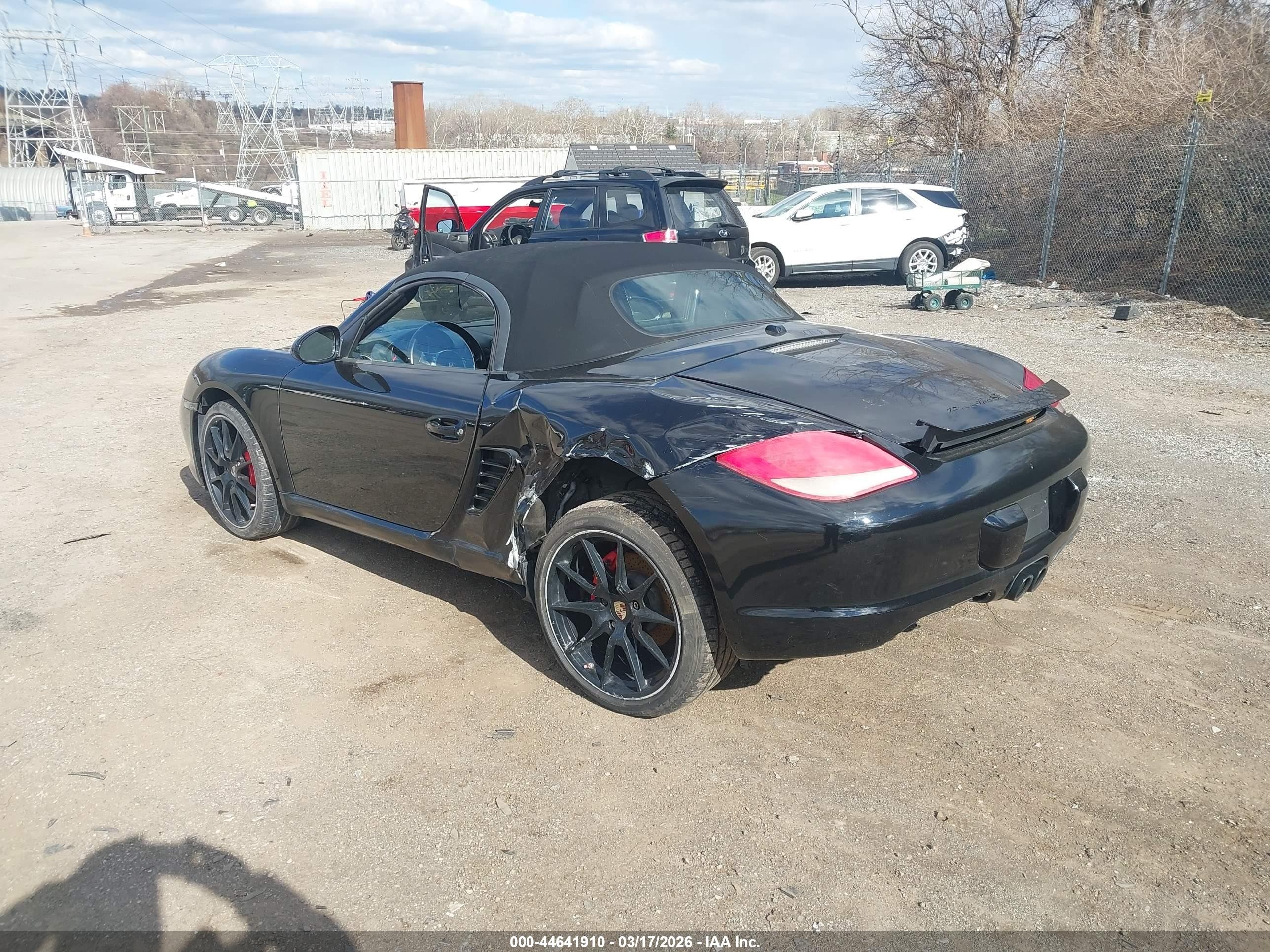 2012 Porsche Boxster   Black vin: WP0CB2A89CS798076