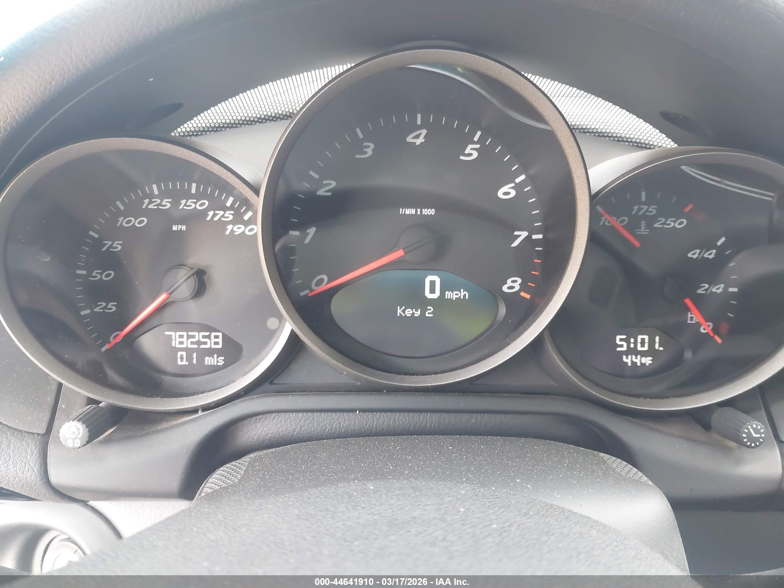 2012 Porsche Boxster   Black vin: WP0CB2A89CS798076