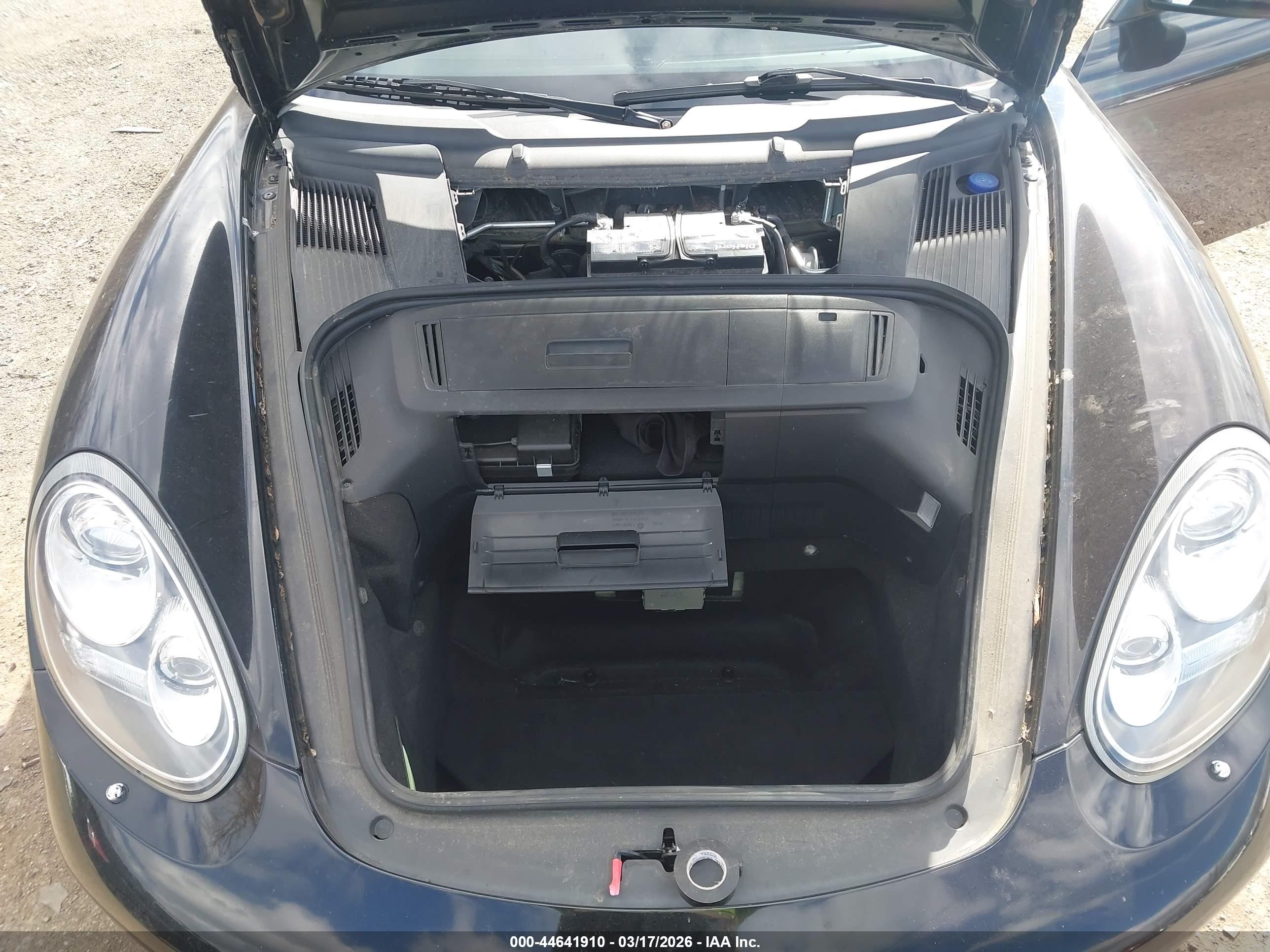 2012 Porsche Boxster   Black vin: WP0CB2A89CS798076