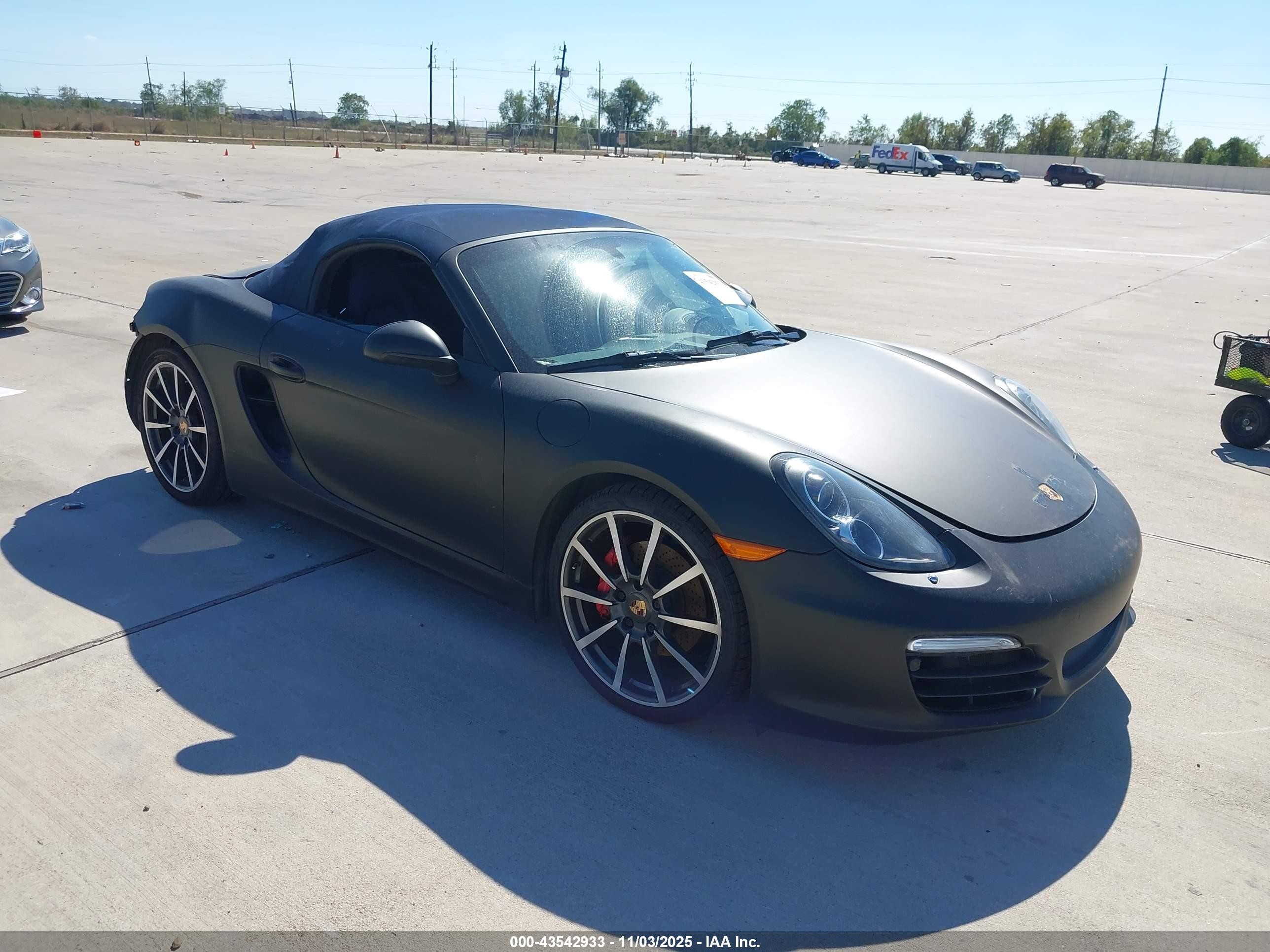 2014 Porsche Boxster S Black vin: WP0CB2A89EK140549