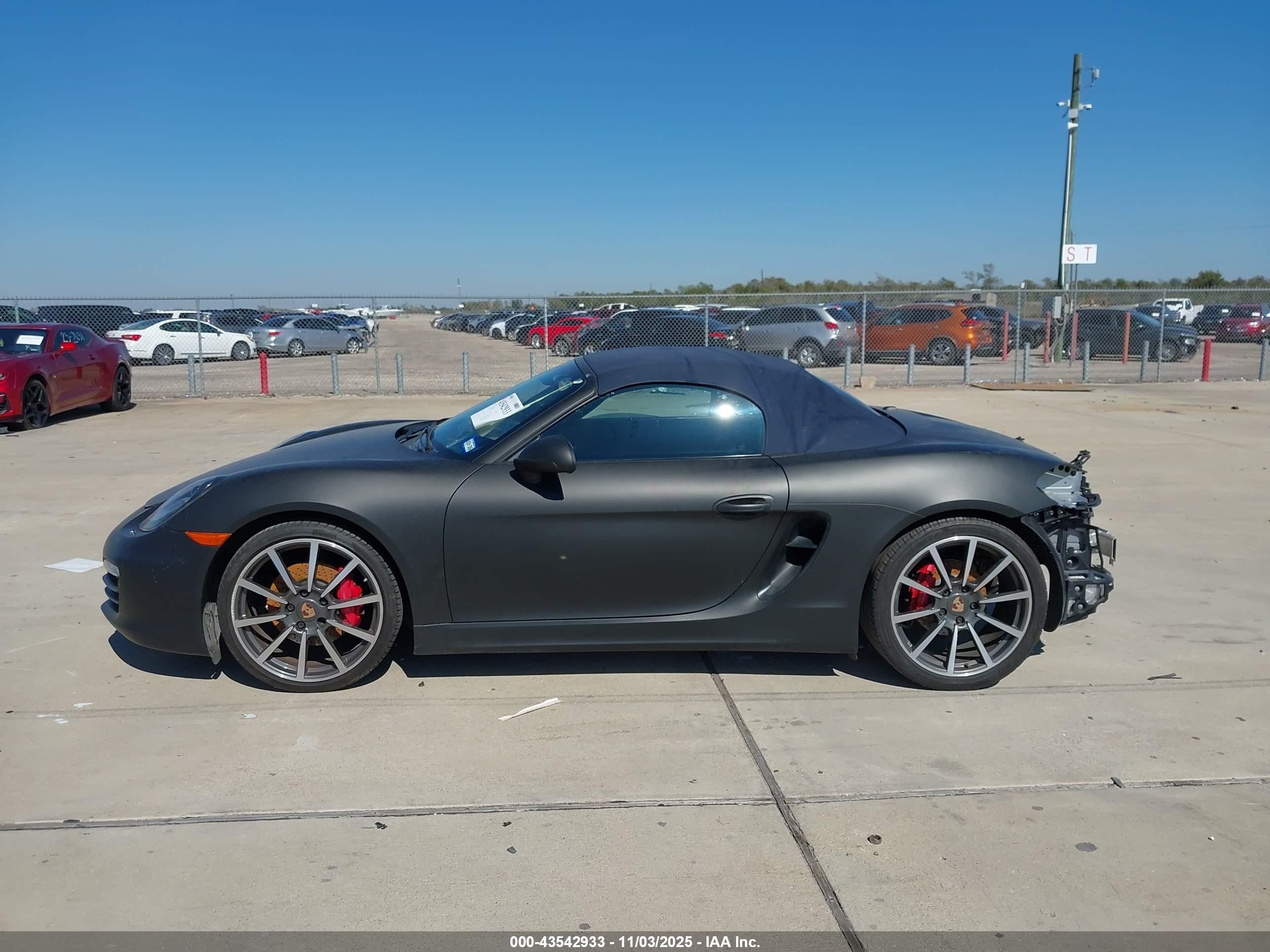 2014 Porsche Boxster S Black vin: WP0CB2A89EK140549