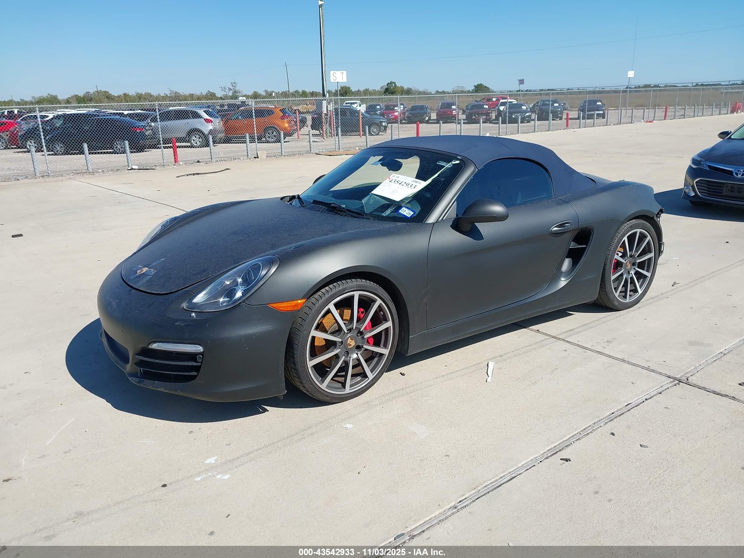2014 Porsche Boxster S Black vin: WP0CB2A89EK140549
