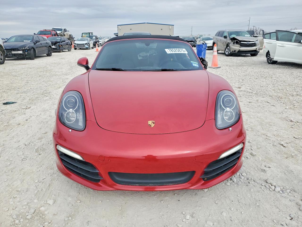 2014 Porsche Boxster S Red vin: WP0CB2A89ES140499