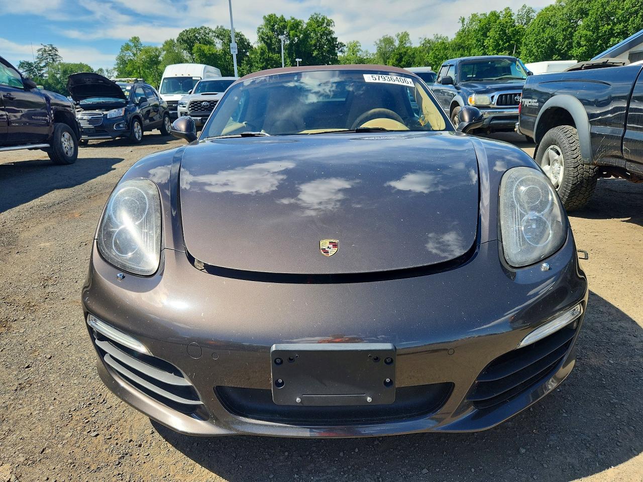 2013 Porsche Boxster S Brown vin: WP0CB2A8XDS133253