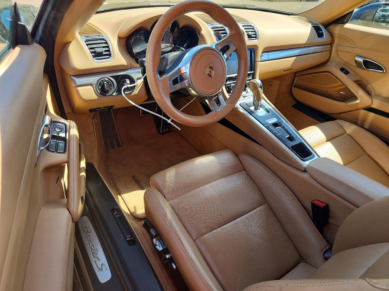 2013 Porsche Boxster S Brown vin: WP0CB2A8XDS133253