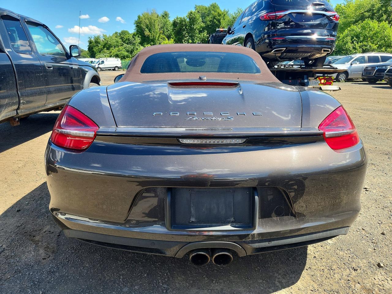 2013 Porsche Boxster S Brown vin: WP0CB2A8XDS133253