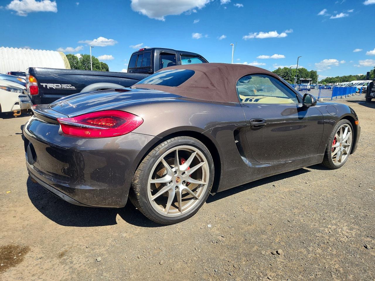 2013 Porsche Boxster S Brown vin: WP0CB2A8XDS133253