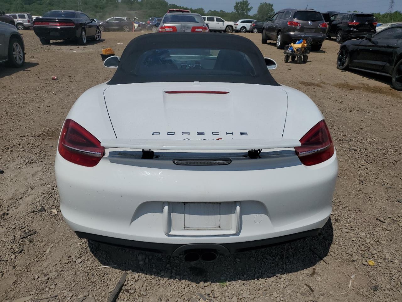 2014 Porsche Boxster S Белый vin: WP0CB2A8XES141113