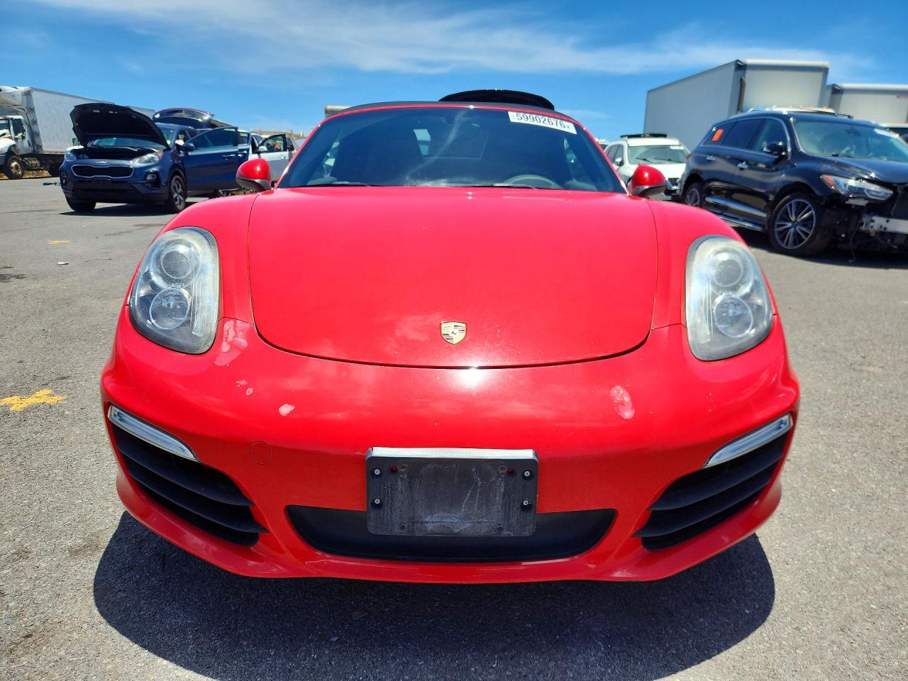 2015 Porsche Boxster S Красный vin: WP0CB2A8XFS140061
