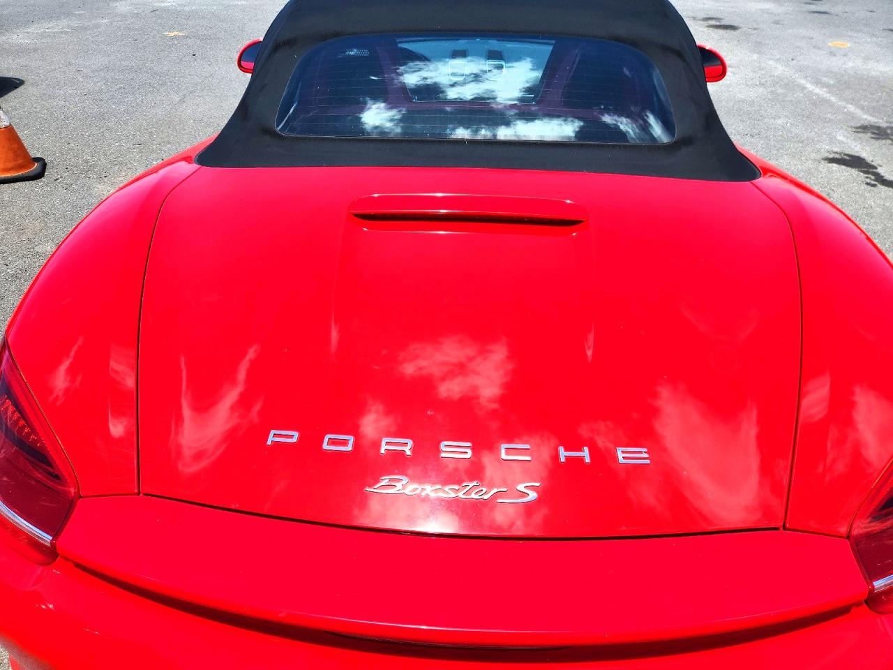 2015 Porsche Boxster S Красный vin: WP0CB2A8XFS140061