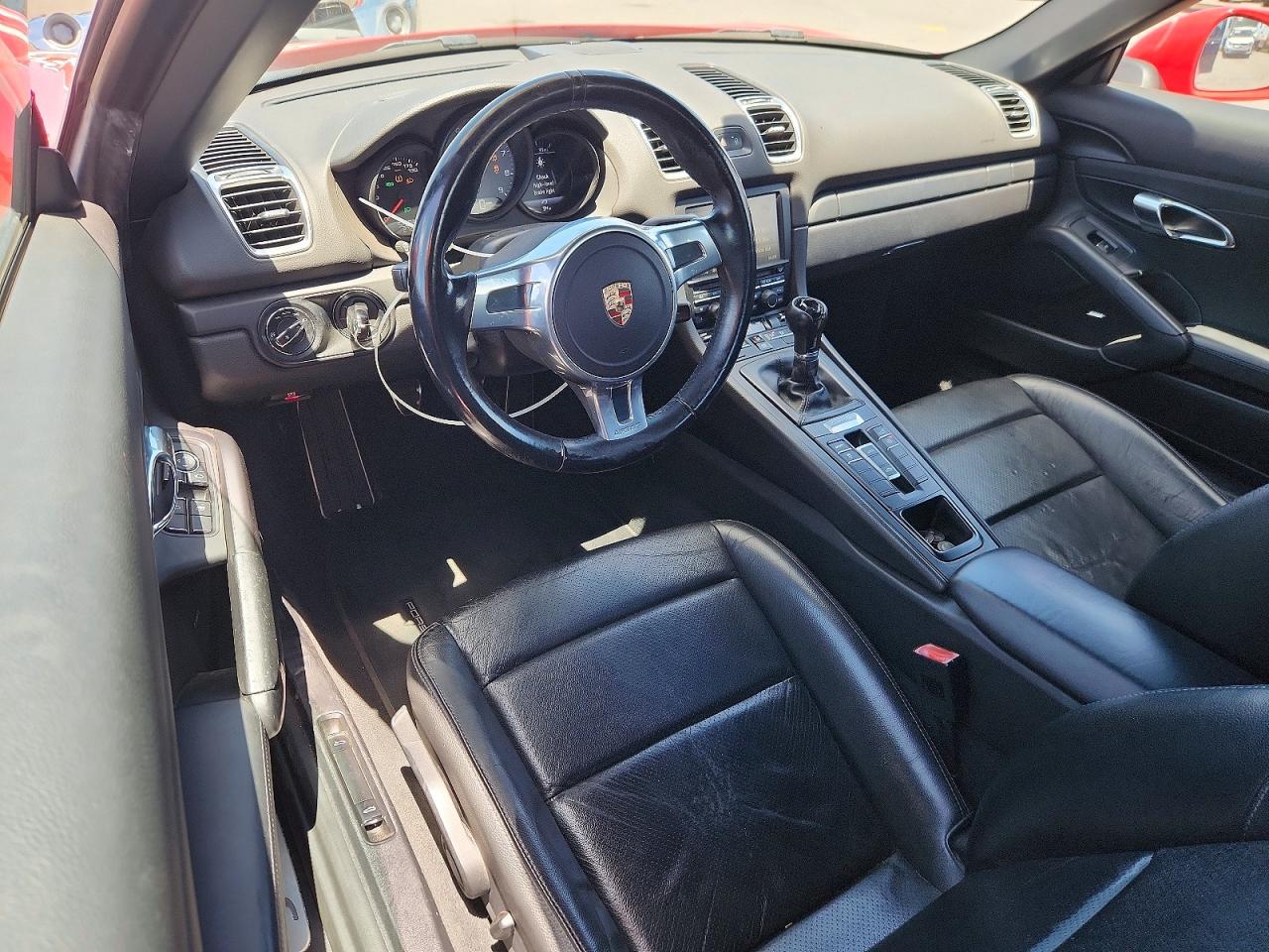 2015 Porsche Boxster S Красный vin: WP0CB2A8XFS140061