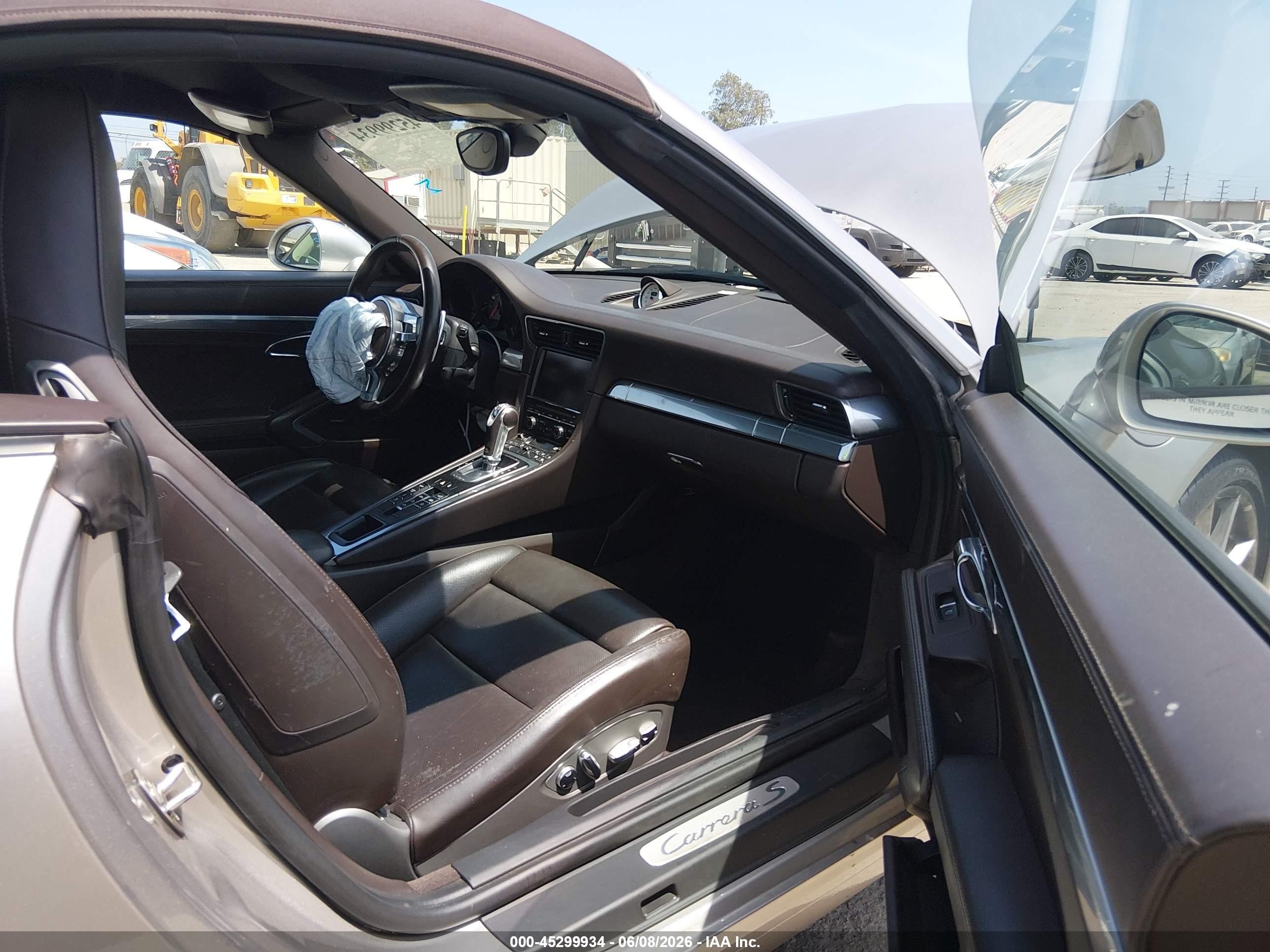 2013 Porsche 911 Carrera S Silver vin: WP0CB2A90DS154282