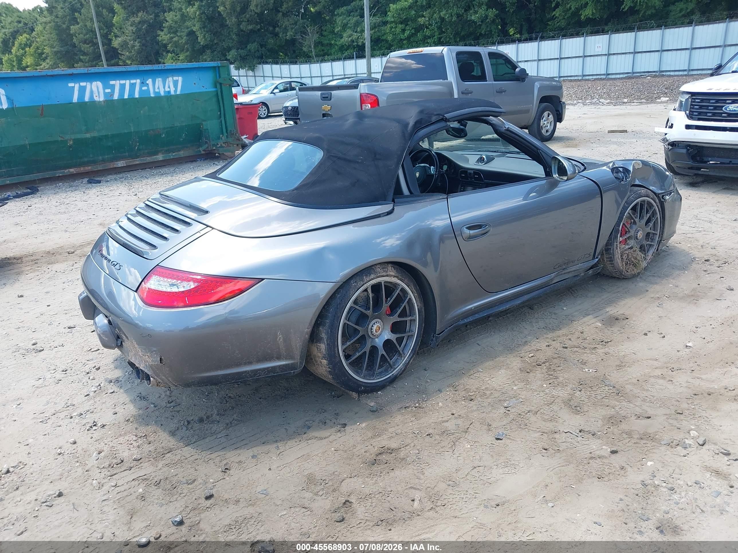 2012 Porsche 911 Carrera 4 Gts/carrera 4s/carrera Gts/carrera S Gray vin: WP0CB2A92CS754333