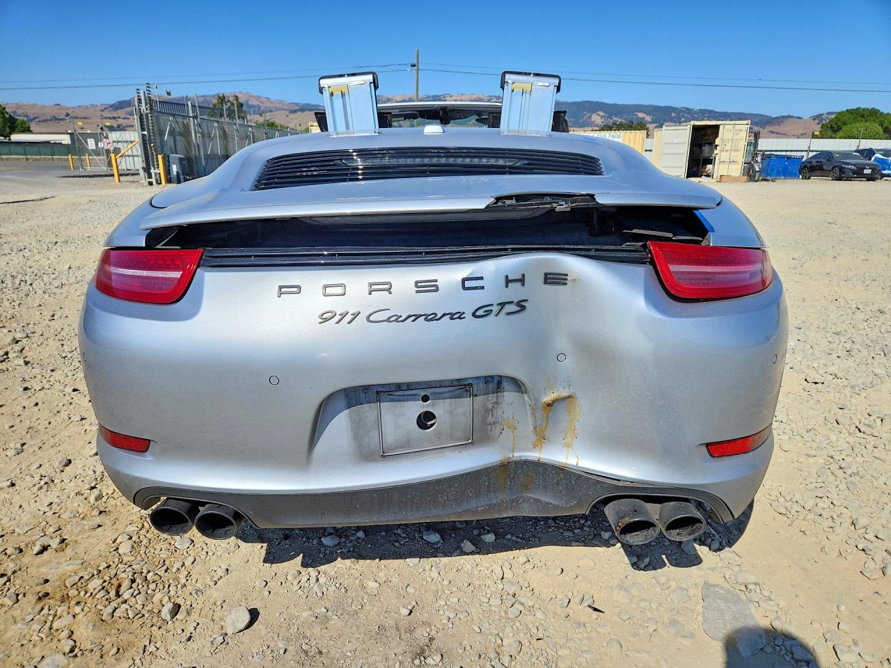 2015 Porsche 911 Silver vin: WP0CB2A92FS154500