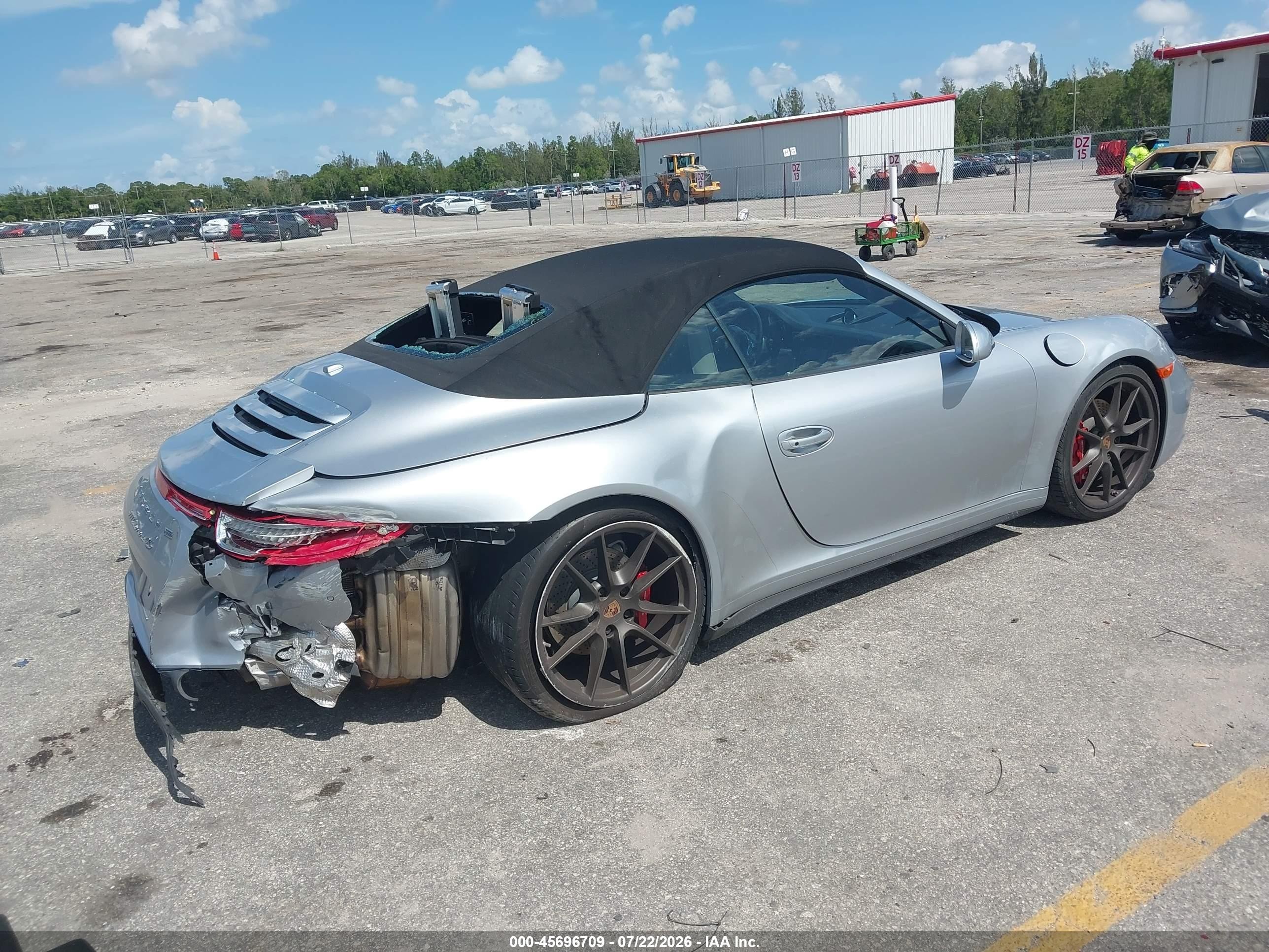 2014 Porsche 911 Carrera 4s Silver vin: WP0CB2A93ES154858