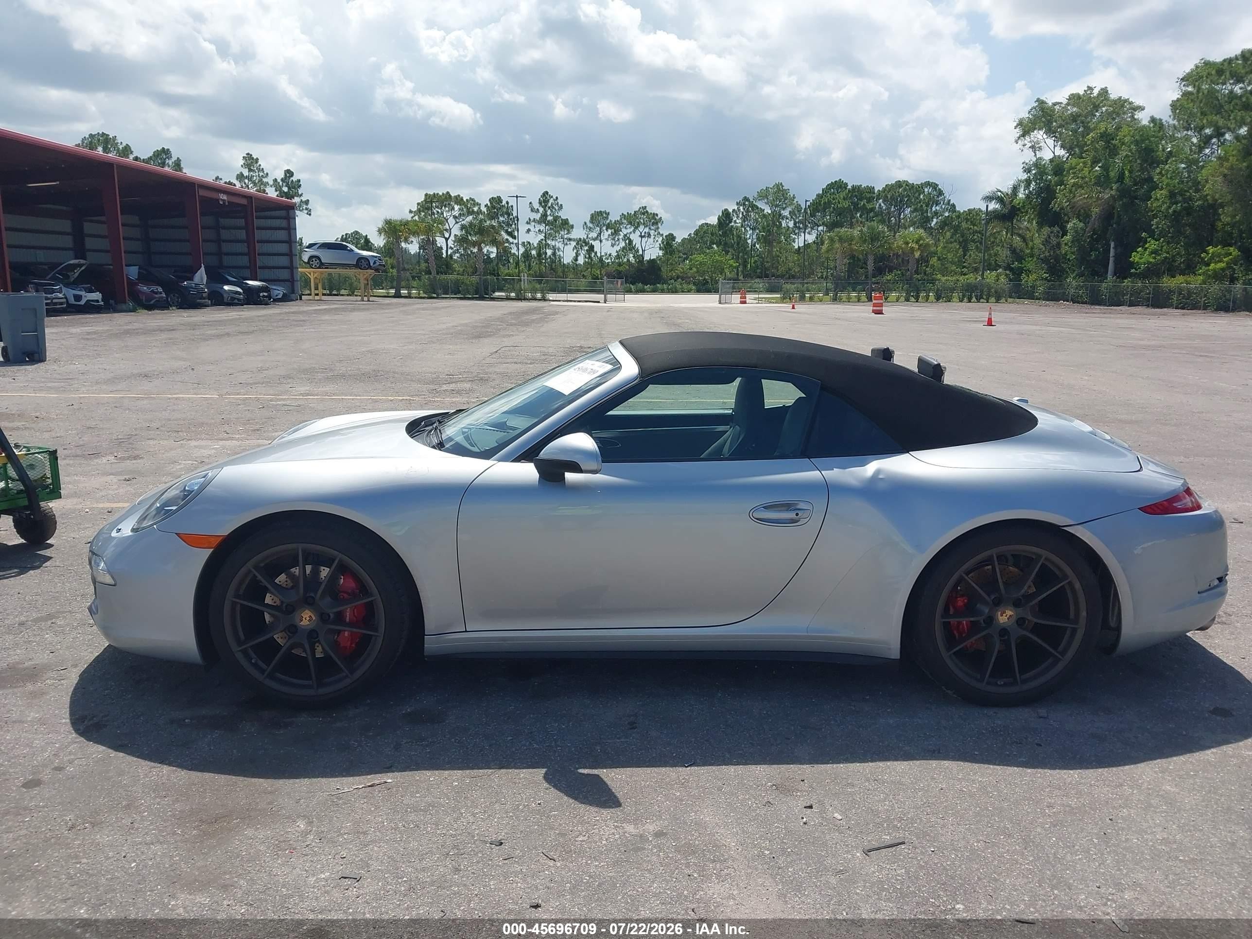2014 Porsche 911 Carrera 4s Silver vin: WP0CB2A93ES154858