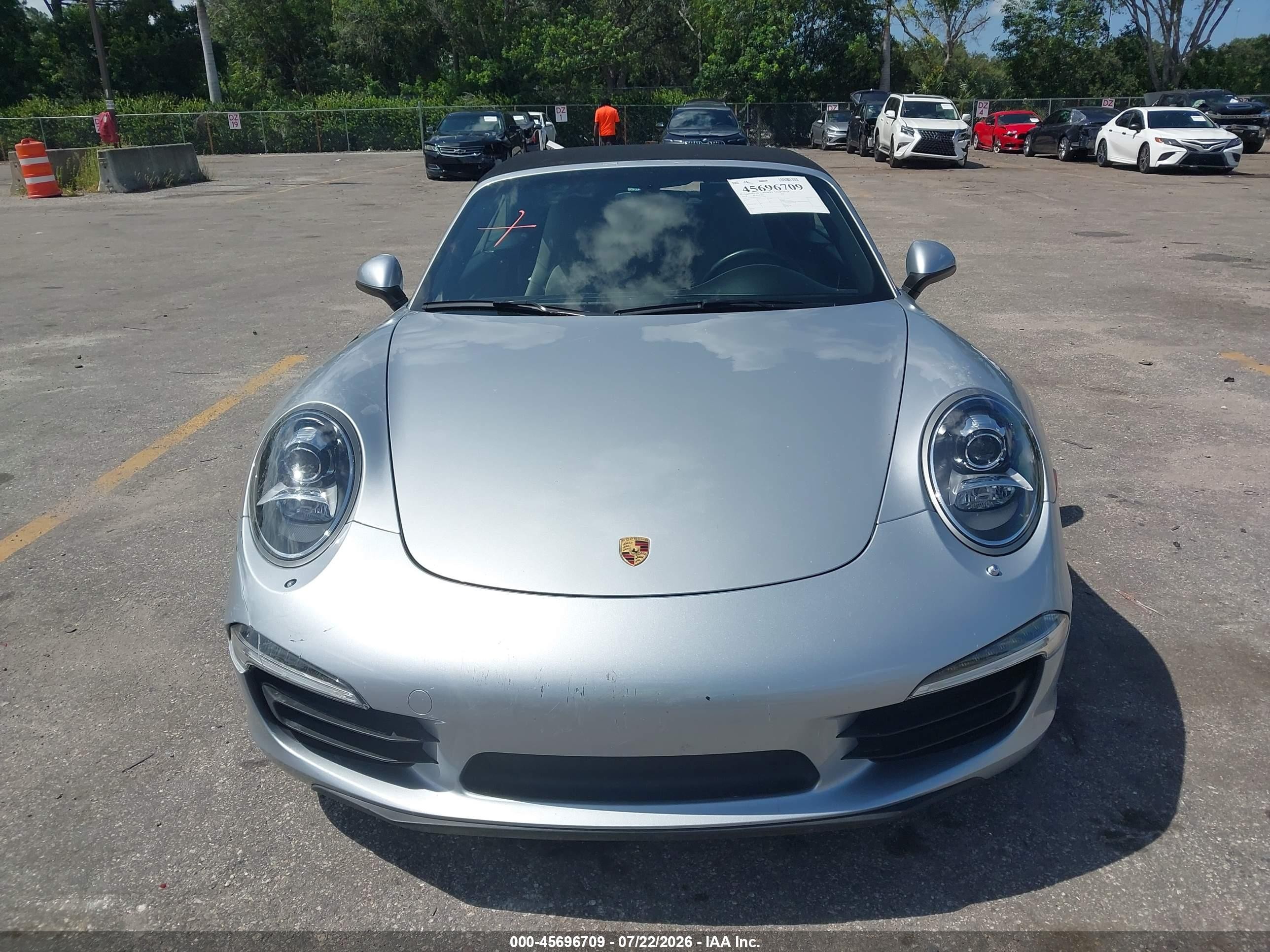 2014 Porsche 911 Carrera 4s Silver vin: WP0CB2A93ES154858