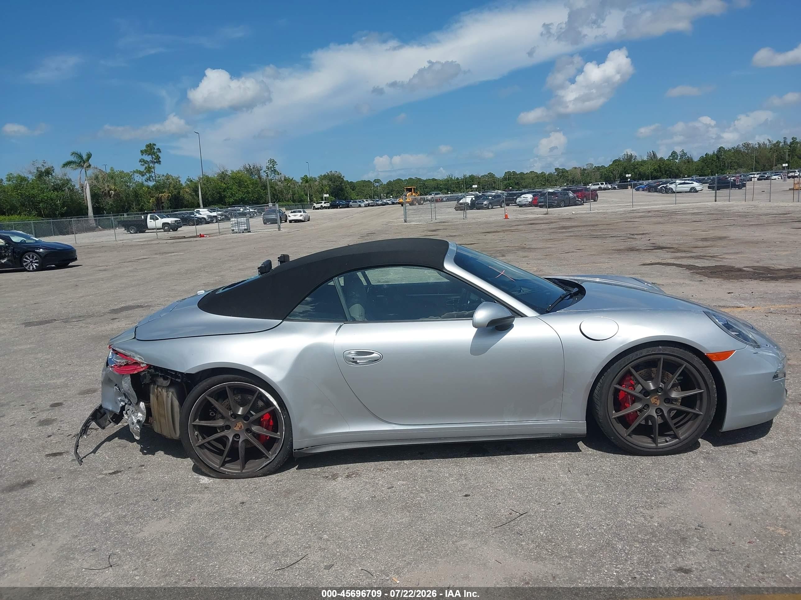 2014 Porsche 911 Carrera 4s Silver vin: WP0CB2A93ES154858